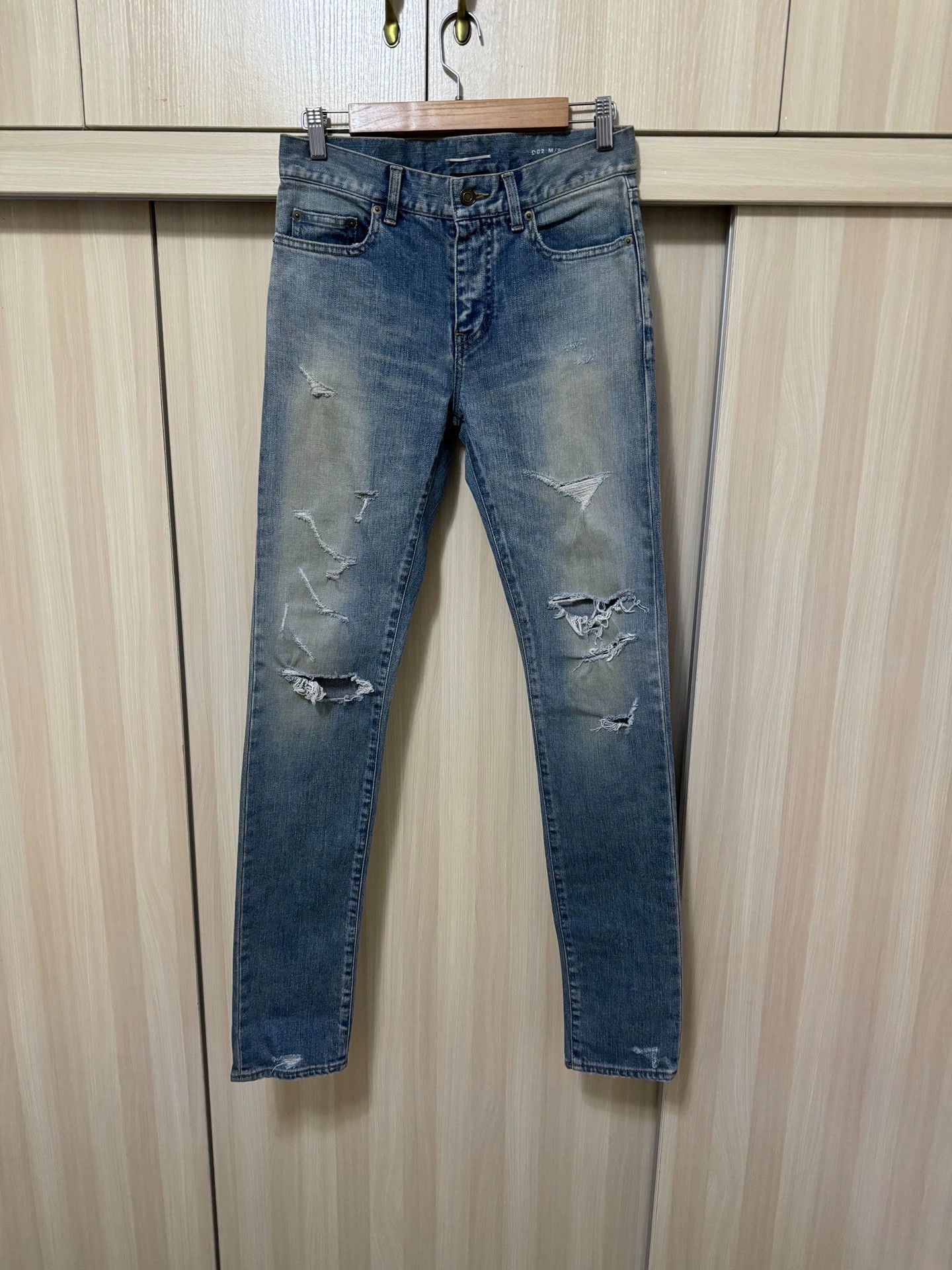 Saint Laurent Paris Saint Laurent Paris Damaged jeans | Grailed Saint Laurent Paris Saint Laurent Paris Damaged jeans | Grailed