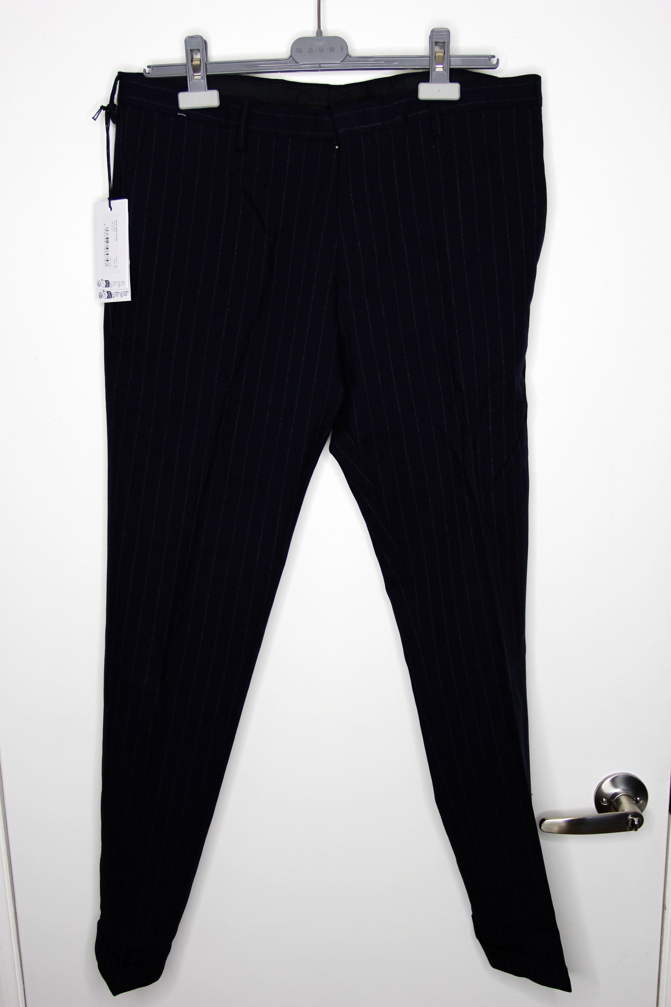 Paul Smith BNWT AW25 PAUL SMITH SEWN TURN-UPS PINSTRIPED PANTS 34 Size US 34 / EU 50 - 2 Thumbnail