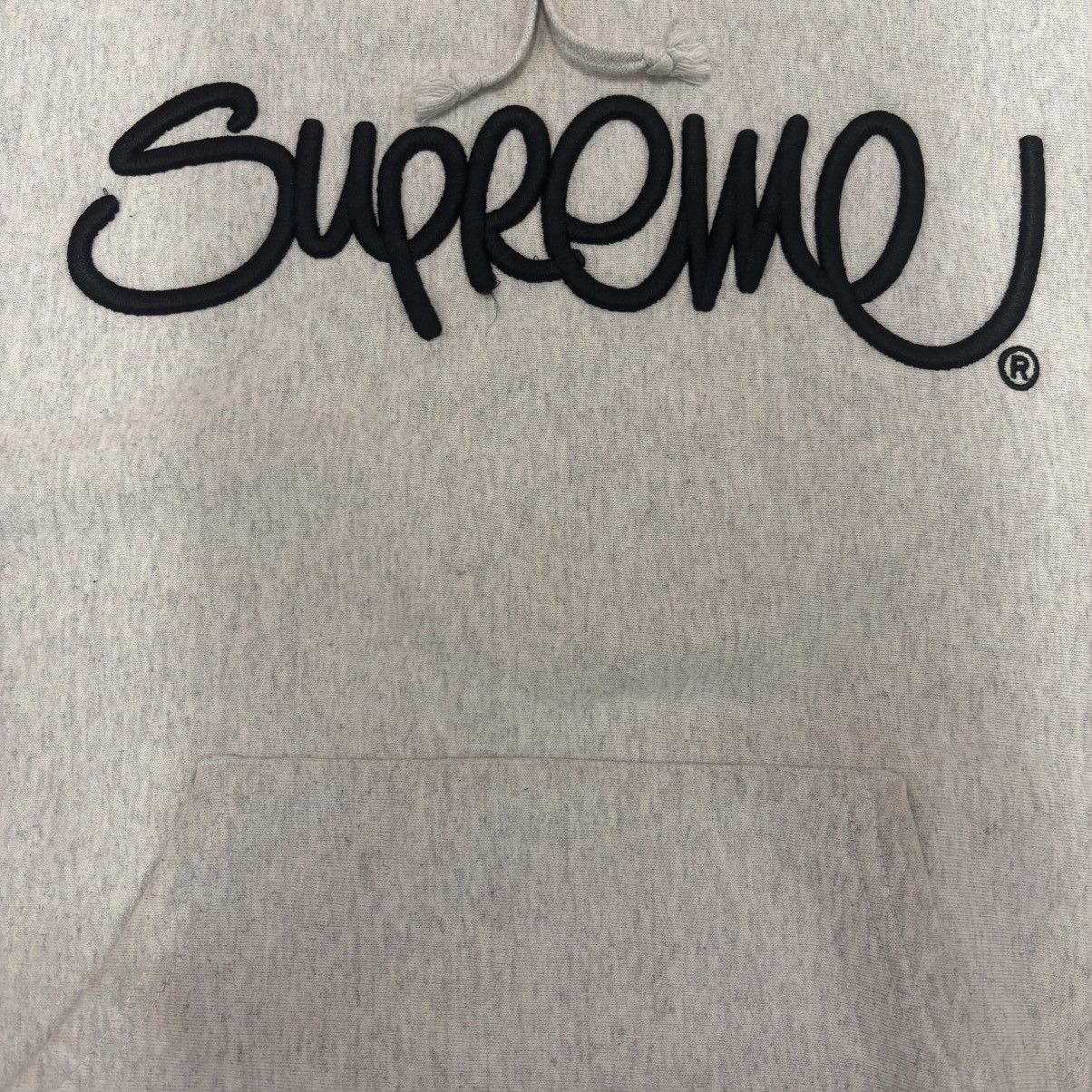 Supreme Supreme Raised Handstyle Hooded Sweatshirt Size US S / EU 44-46 / 1 - 2 Thumbnail