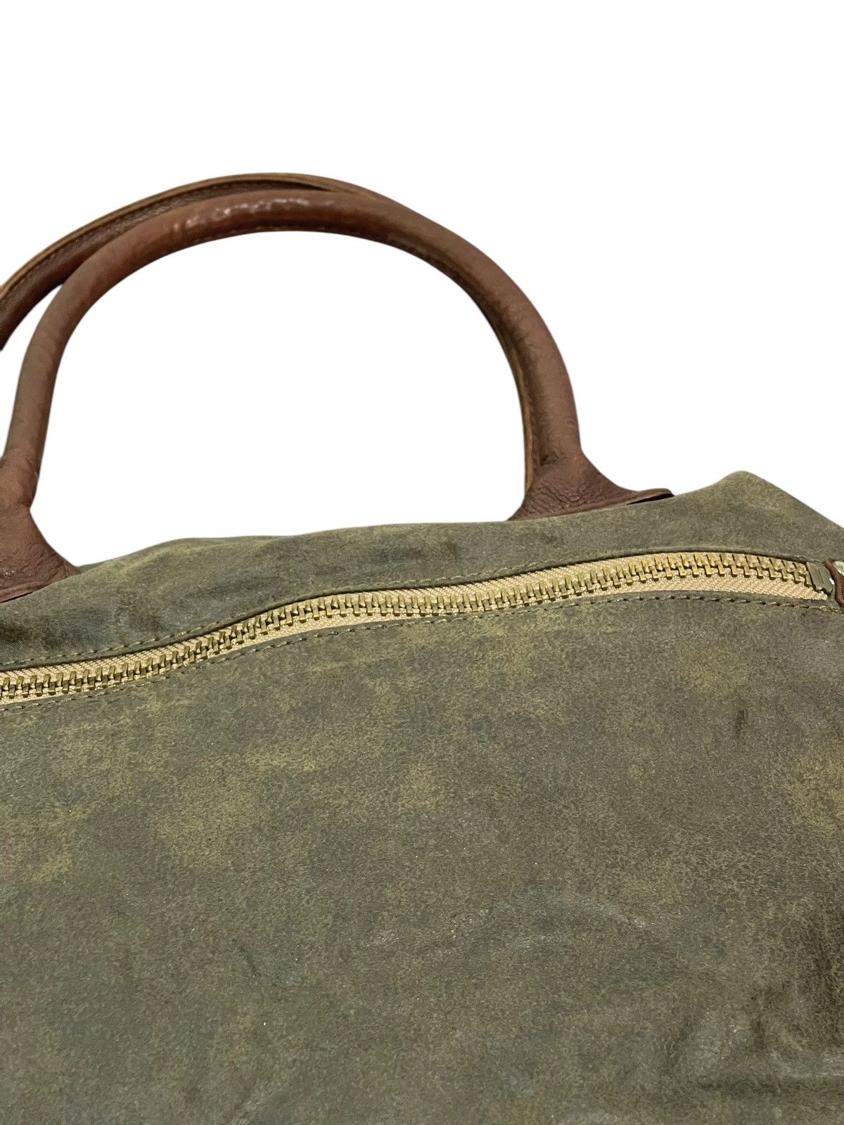 Japanese Brand Full Leather United Arrows Japan Duffle Bag 1🟩6 Size ONE SIZE - 18 Thumbnail