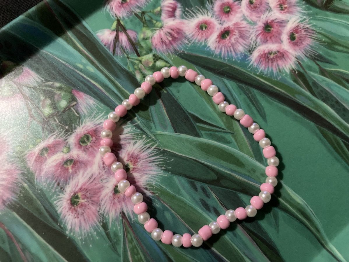 Other Pale pink and faux pearl beaded bracelet Size ONE SIZE - 2 Thumbnail