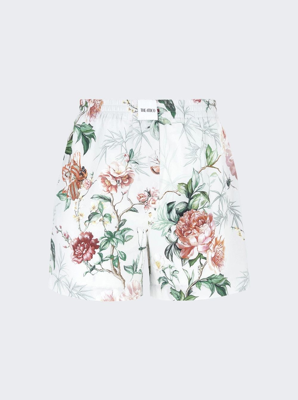 The Attico o1mle0526 Floral Print Shorts in White Size 30" / US 8 / IT 44 - 1 Thumbnail