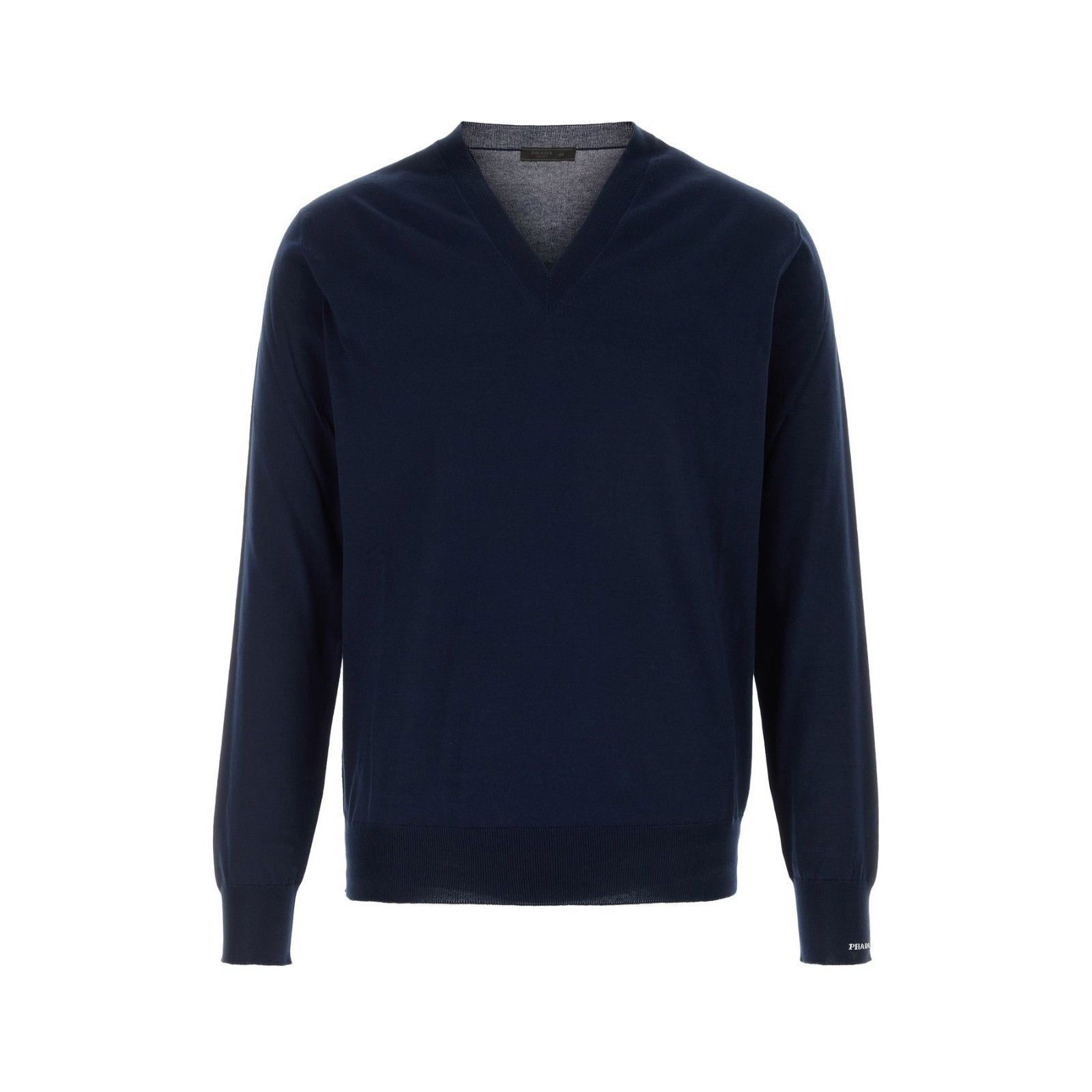 Prada PRADA Midnight Blue Cotton Sweater New & Authentic (Men's si Size US M / EU 48-50 / 2 - 1 Thumbnail