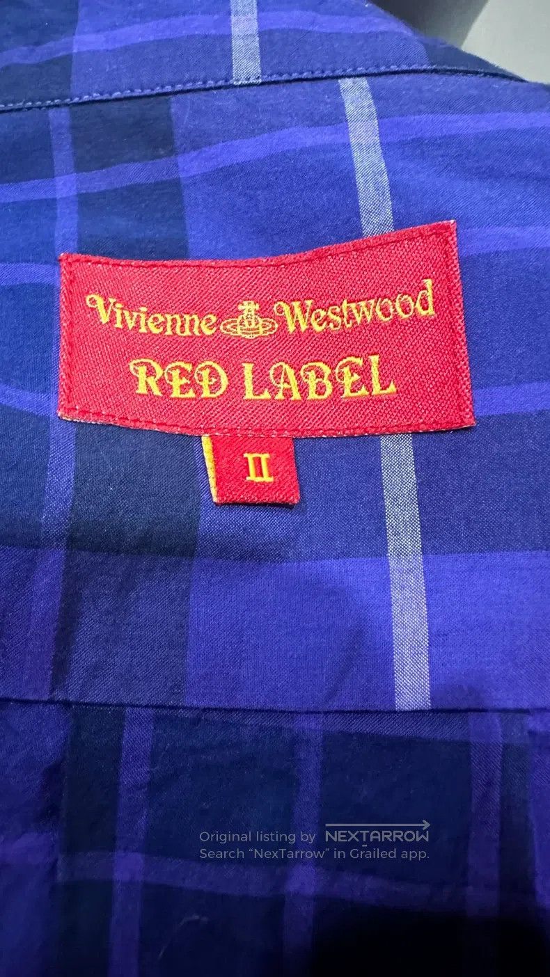 Vivienne Westwood Vivienne Westwood Purple and blue checkered shirt Size M / US 6-8 / IT 42-44 - 5 Thumbnail