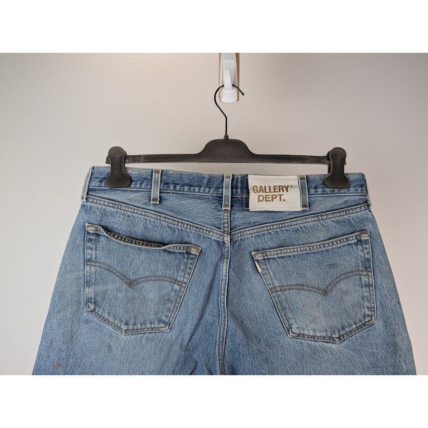 Gallery Dept. o1rshd1 Levi's 501 Reconstructed Denim Jeans in Indigo Blue Size US 35 - 13 Thumbnail
