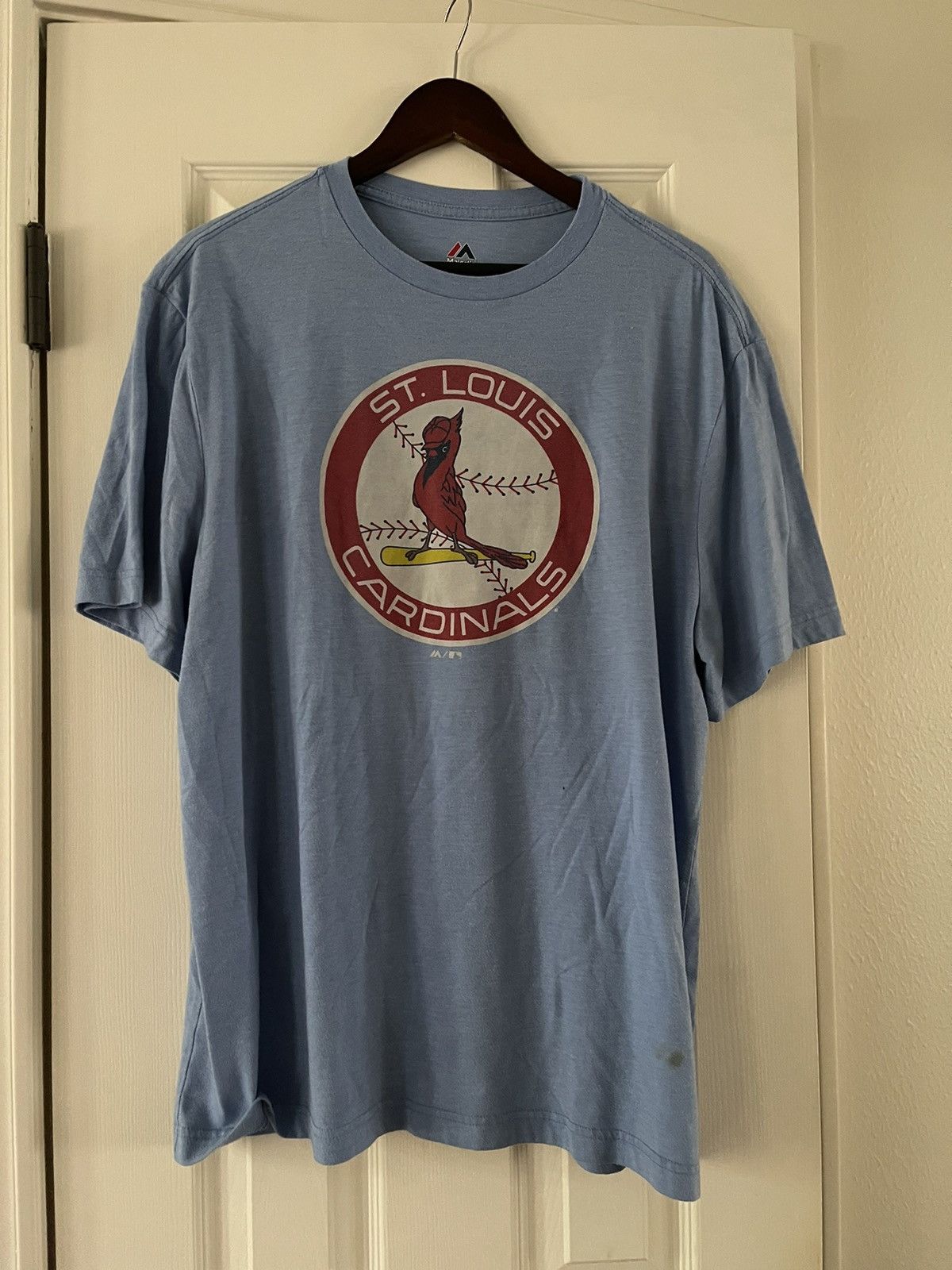 Vintage YTK Majestic St. Louis Cardinals baseball big logo t-shirt