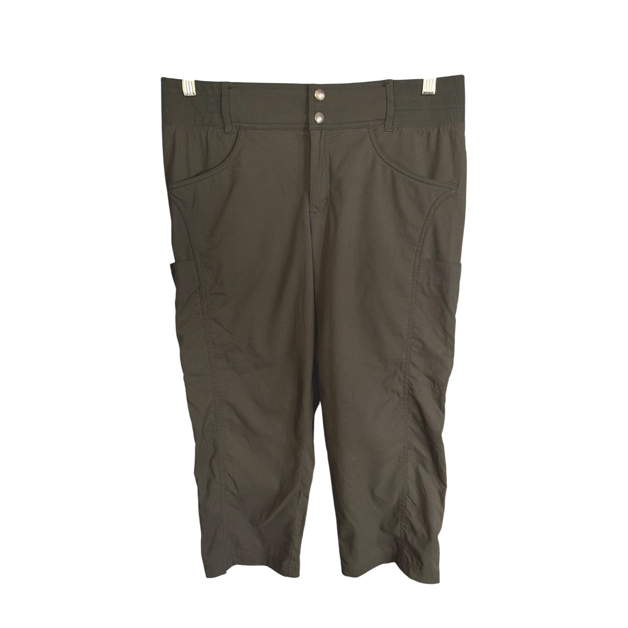 Other NWT Title Nine Women Gray Clamber Capri Hiking Nylon Pants 1 Size 36" / US 14 / IT 50 - 2 Thumbnail