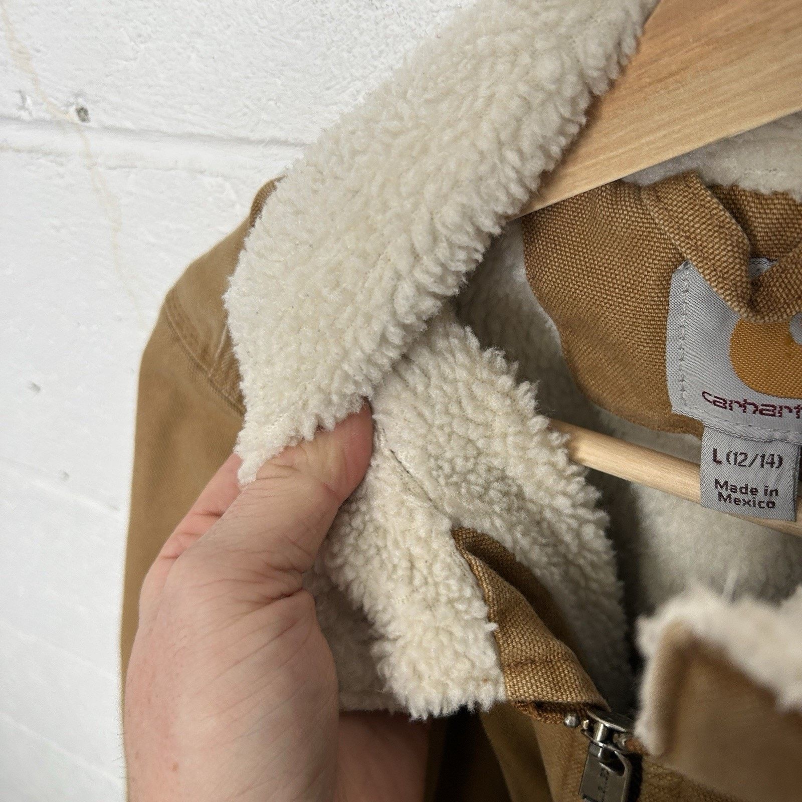 Carhartt Carhartt Sherpa-Lined Wildwood Jacket “Brown” Size L / US 10 / IT 46 - 14 Thumbnail