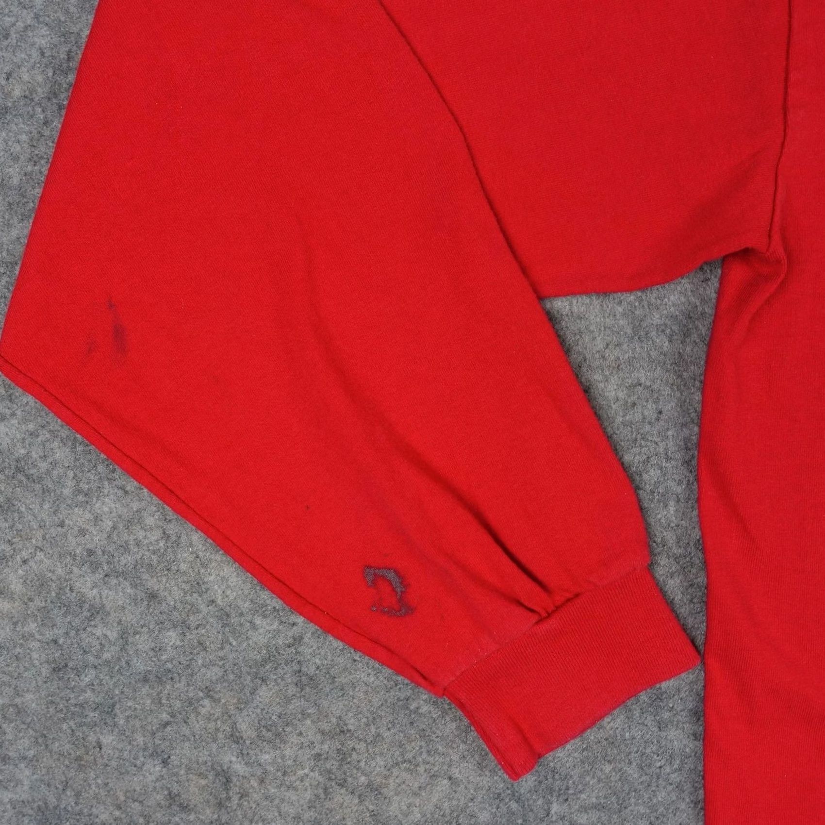 Anvil VINTAGE Anvil Shirt Mens XL Red I Support Our Troops Long Sleeve Tee Size US XL / EU 56 / 4 - 5 Thumbnail