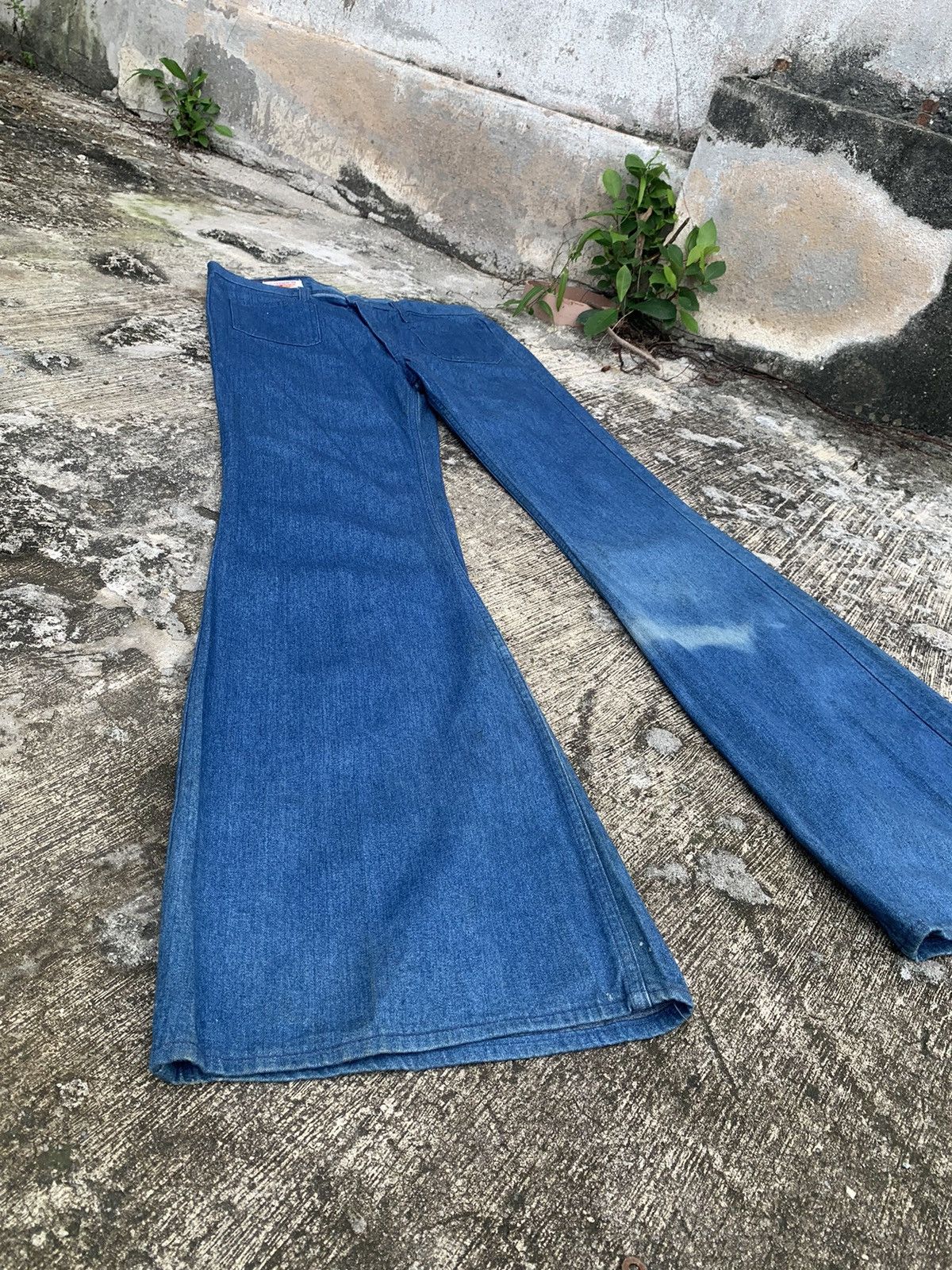 Big John × Hysteric Glamour × Le Grande Bleu (L.G.B.) Sun faded 🔥 flare Big john bush pants bootcut jeans Size US 34 / EU 50 - 4 Thumbnail