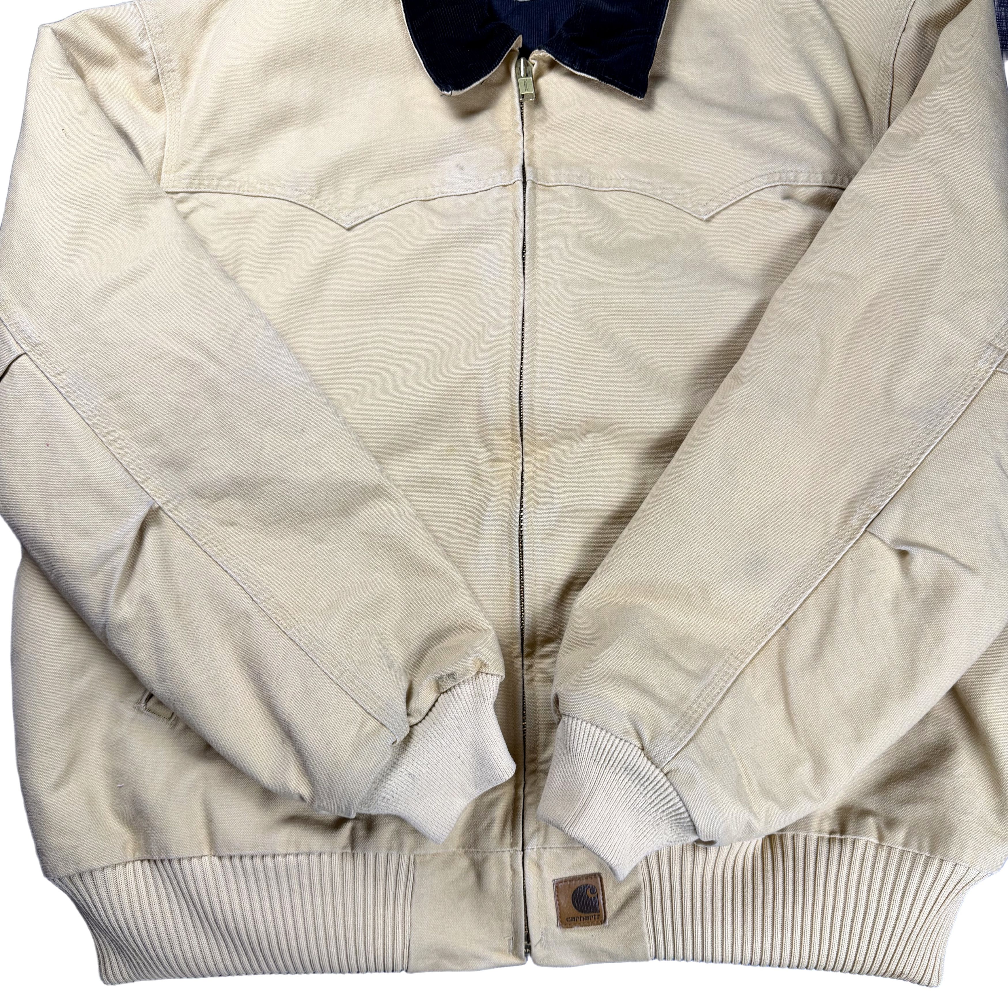 Carhartt Vintage Carhartt Santa Fe J14 WET Work Jacket Tan XXL Size US XXL / EU 58 / 5 - 6 Thumbnail