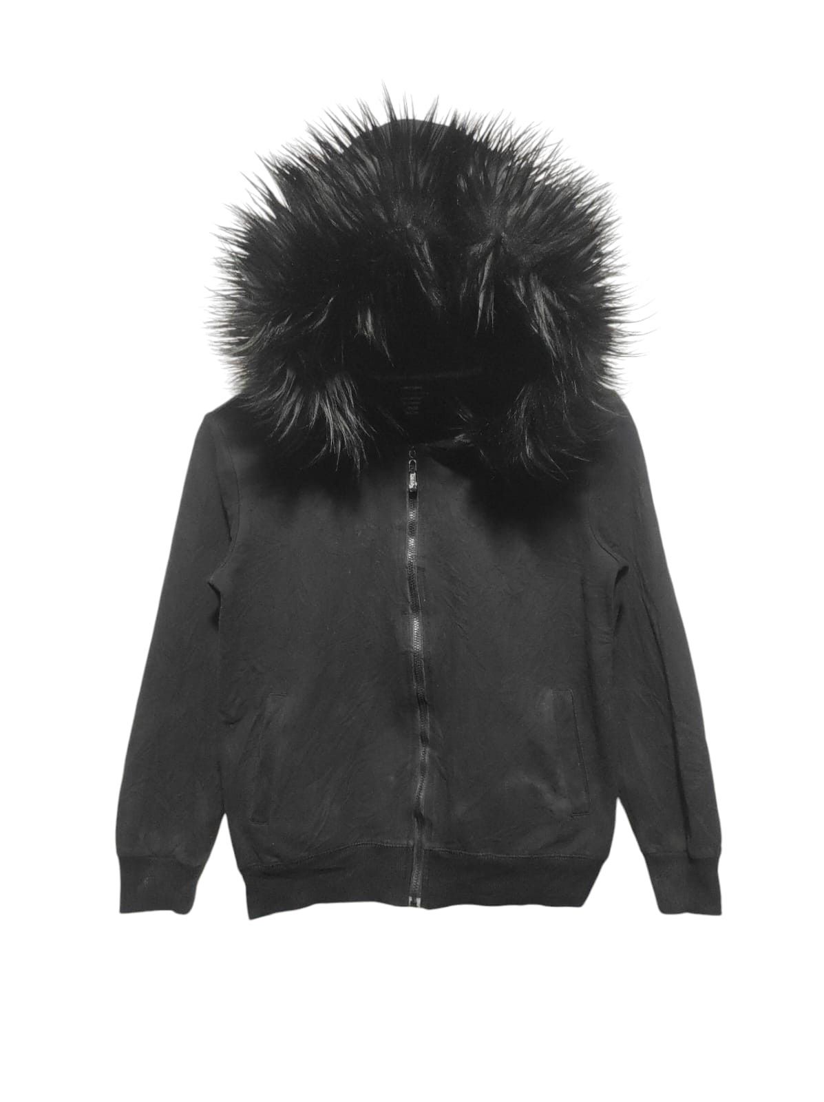 ジャケット・アウター 00s leather fur hoodie LGB 14th 14th Addiction × Japanese Brand × Le Grande Bleu (L.G.B.