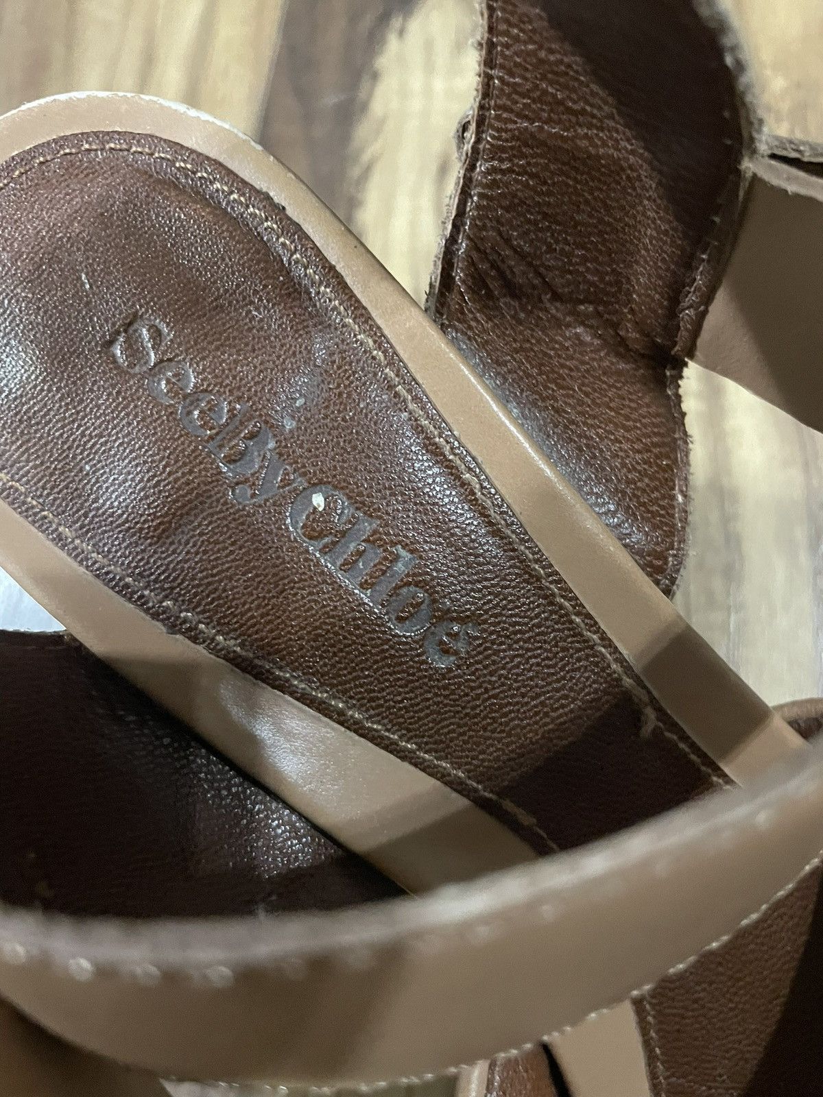 See by Chloe See By Chloe Lyna leather platform sandals Size US 8.5 / IT 38.5 - 12 Thumbnail