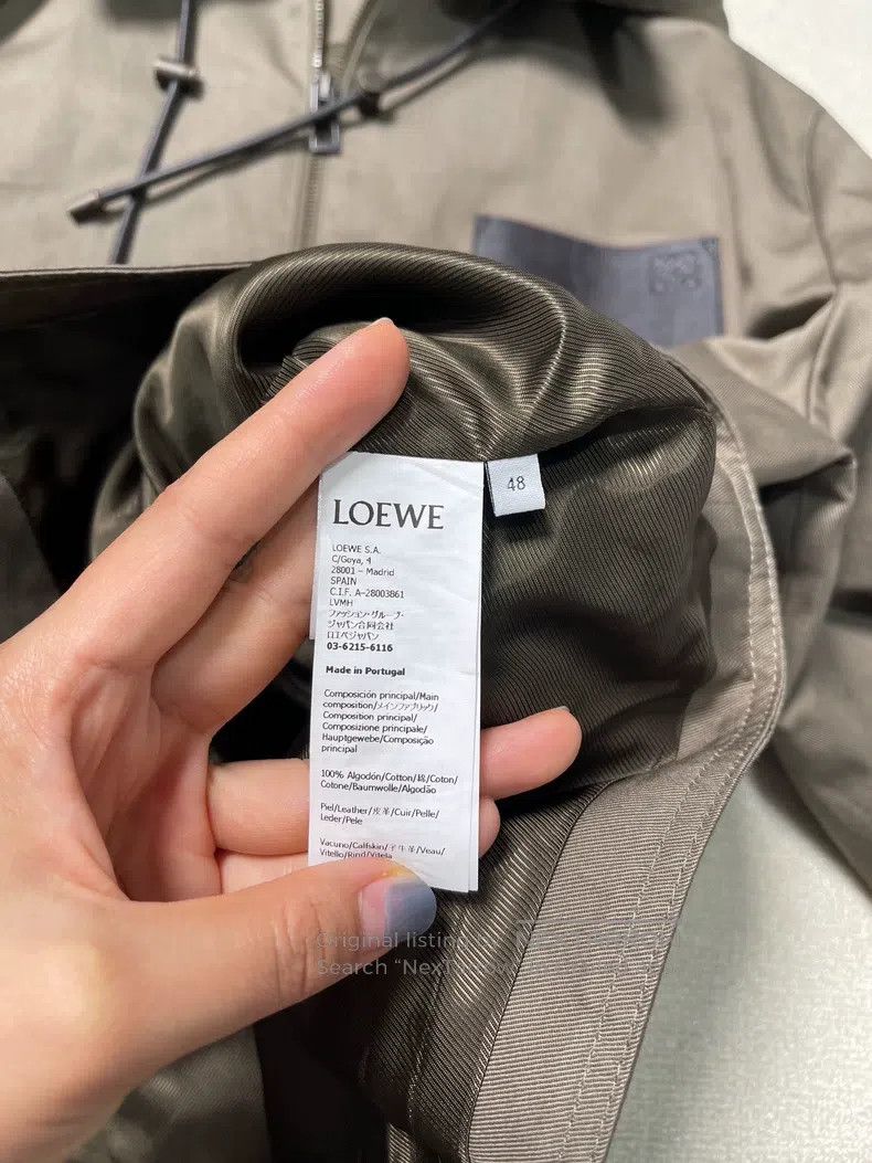 Loewe Loewe FW24 Pure Color Stitched Flip-Top Pocket Loose Jacke Size US M / EU 48-50 / 2 - 4 Thumbnail