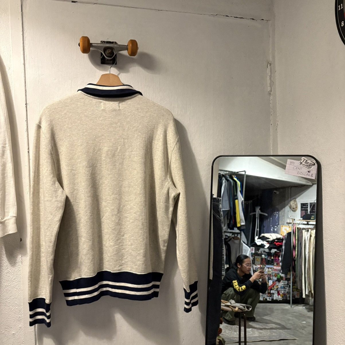 Polo Ralph Lauren Very Rare Pieces ! Polo Wing Quarter Zip Sweatshirt Size US S / EU 44-46 / 1 - 5 Thumbnail