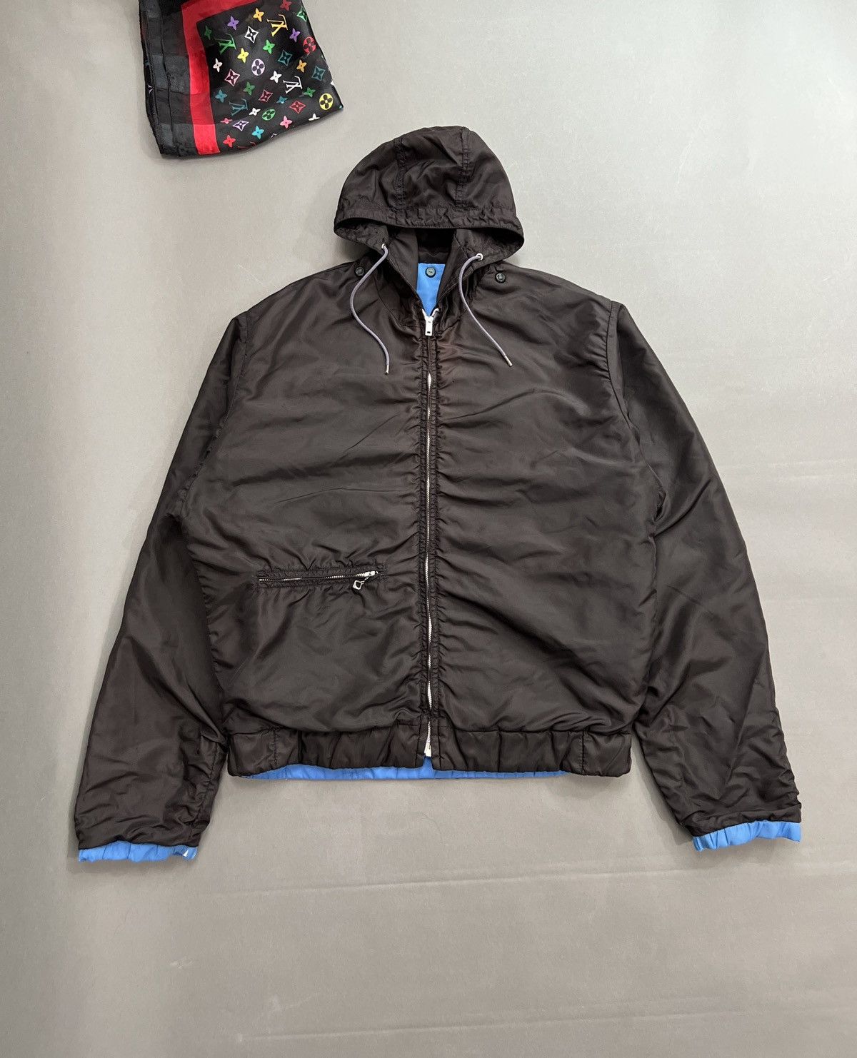 Vintage 1980s Reversible Quilted Ski Jacket Hoodie Liner Size US M / EU 48-50 / 2 - 3 Thumbnail