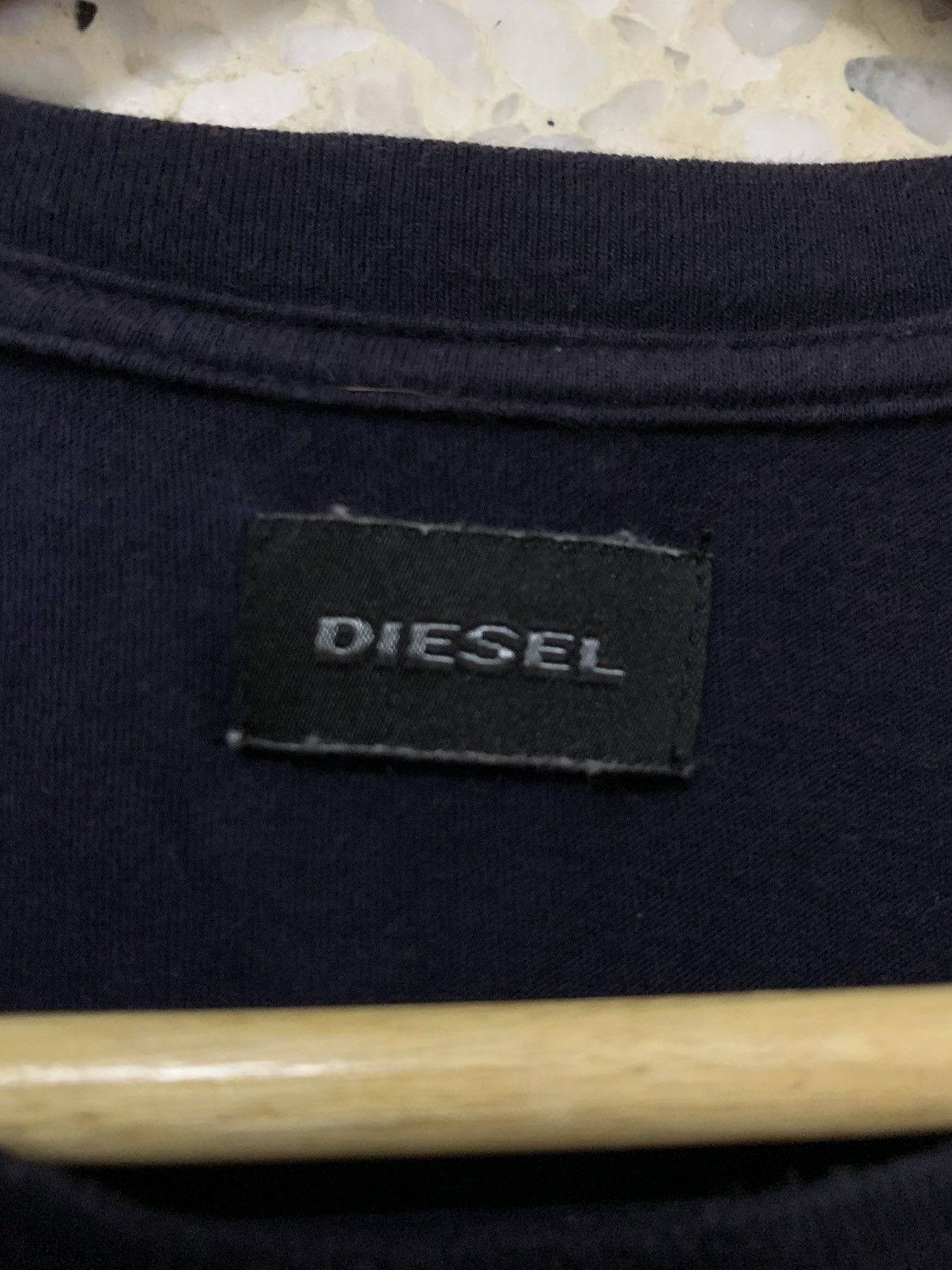 Designer × Diesel × Vintage VINTAGE DIESEL JEANS DESIGN TEE Size M / US 6-8 / IT 42-44 - 2 Thumbnail