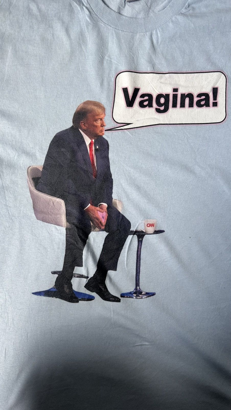 Vintage DONALD TRUMP VAGINA TEE Size US M / EU 48-50 / 2 - 2 Thumbnail