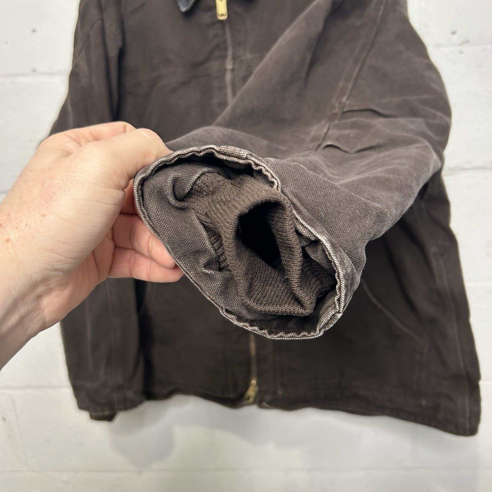 Carhartt Vintage Carhartt Sherpa-Lined Ridge Jacket “Dark Brown” C61 Size US XL / EU 56 / 4 - 13 Thumbnail