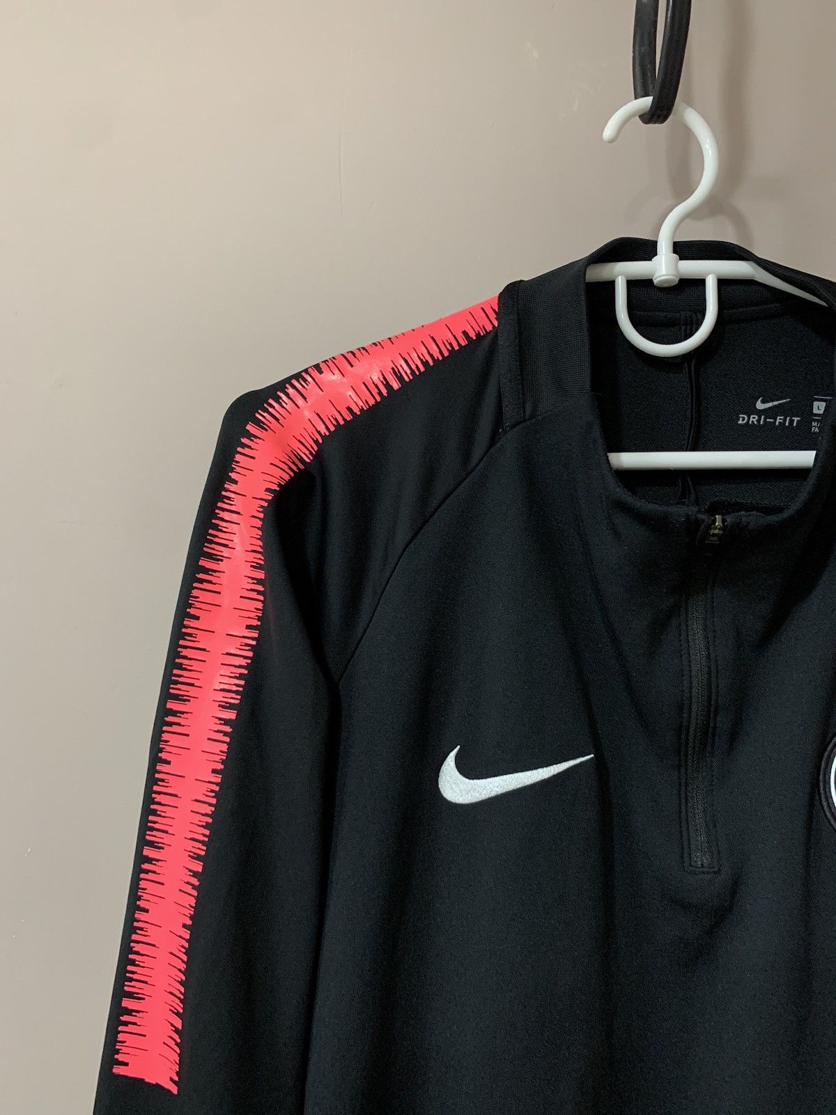 Nike Paris Saint Germain Football Long Sleeve Shirt Nike Soccer L Size US L / EU 52-54 / 3 - 3 Thumbnail