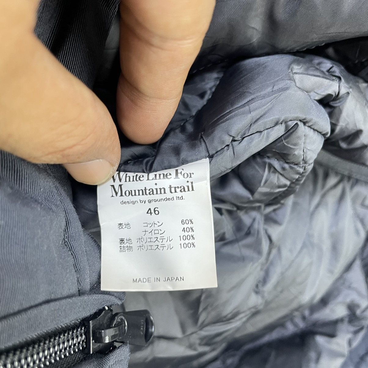 Japanese Brand White Line For Mouitain Bu Grounded LTD Down Made In Japan Size US M / EU 48-50 / 2 - 8 Thumbnail