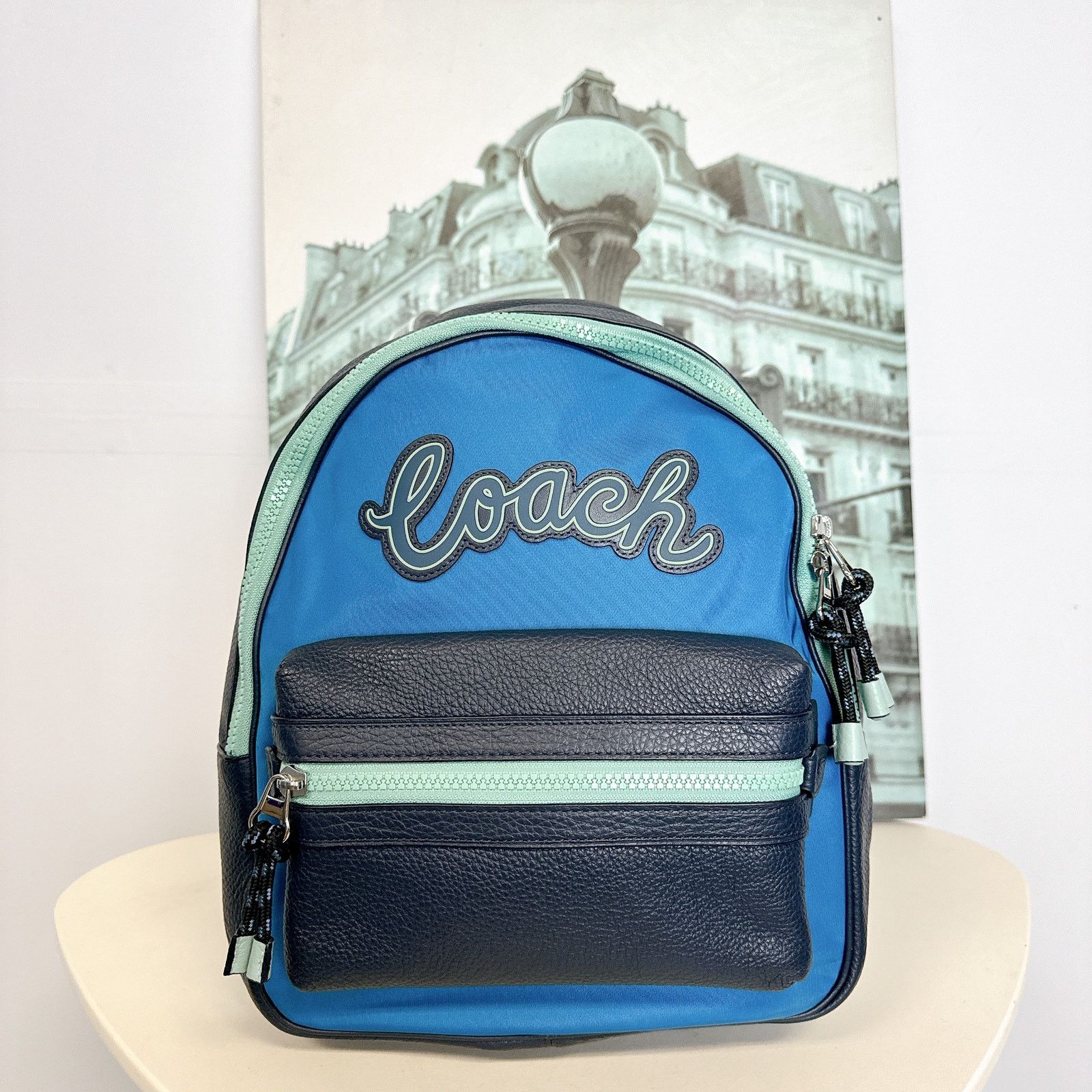 Coach COACH F76647 VALE BACKPACK IN CERULEAN MULTI Size ONE SIZE - 2 Thumbnail
