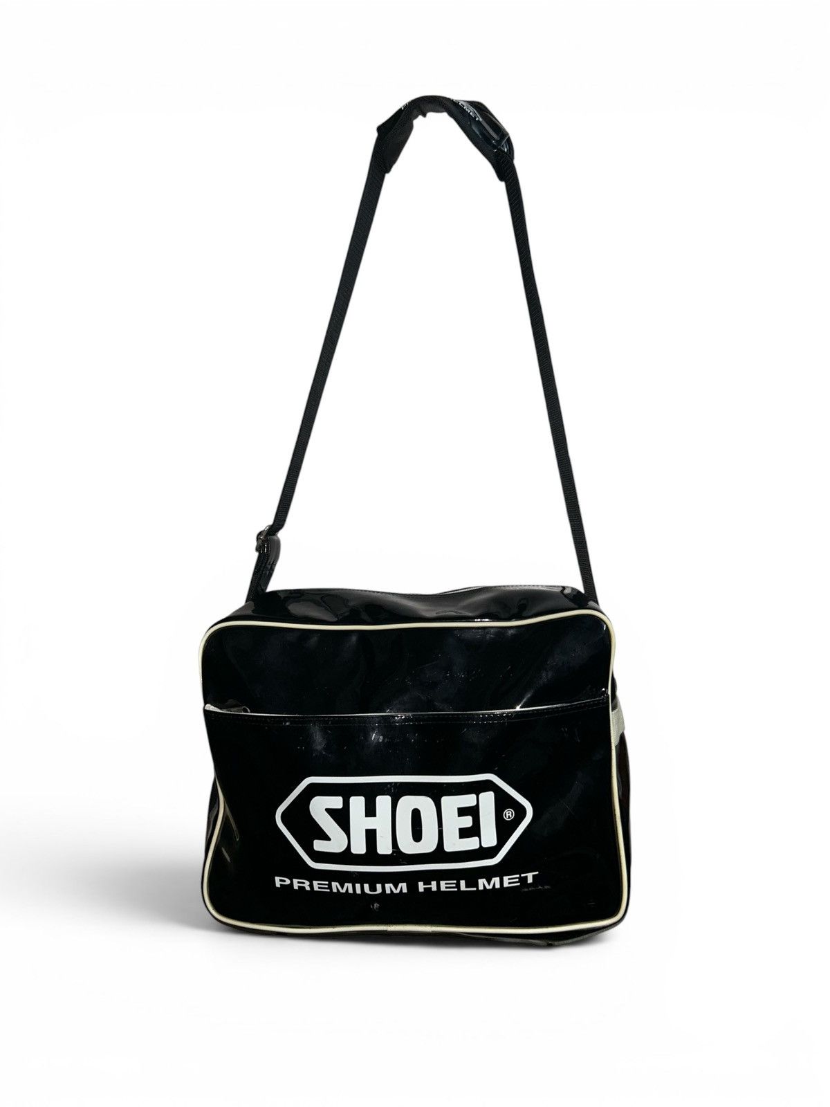 Vintage Shoei "Premium Helmet" Enamel Messenger Bag (JDM) Size ONE SIZE - 5 Thumbnail
