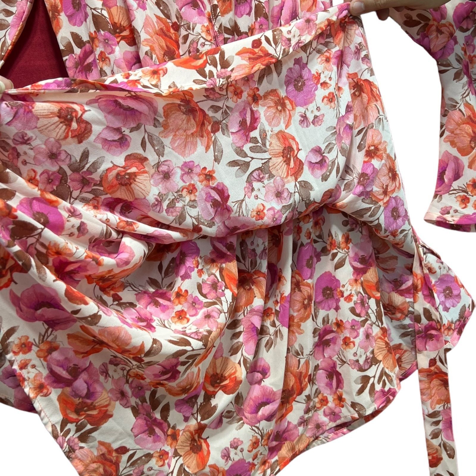 rue21 Rue 21 - Women's Off Shoulder Floral Short Romper - Bell Sle Size ONE SIZE - 19 Thumbnail