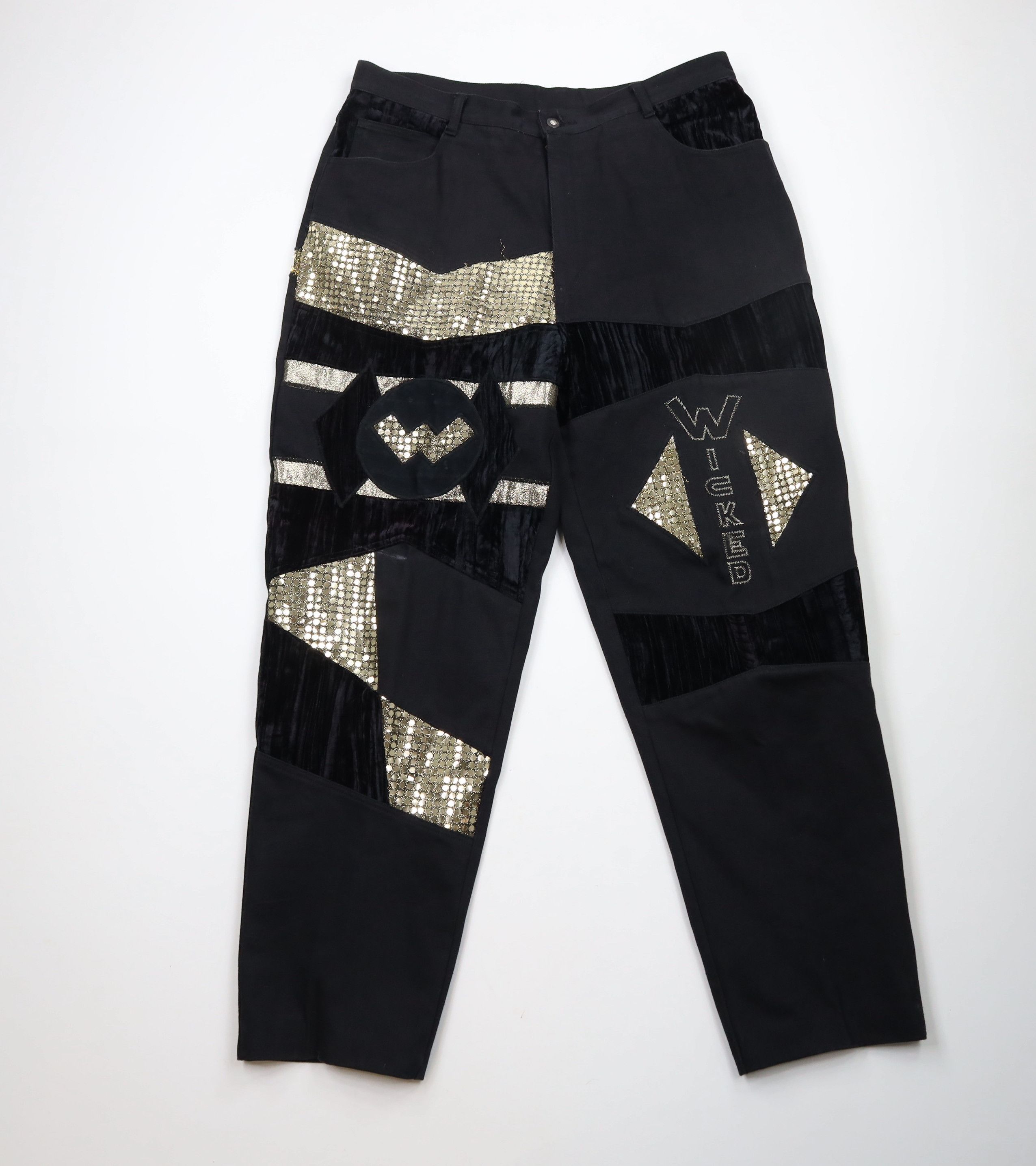 Vintage Vintage 90s Streetwear Wicked Baggy Hip Hop Denim Jeans Size US 38 / EU 54 - 1 Thumbnail