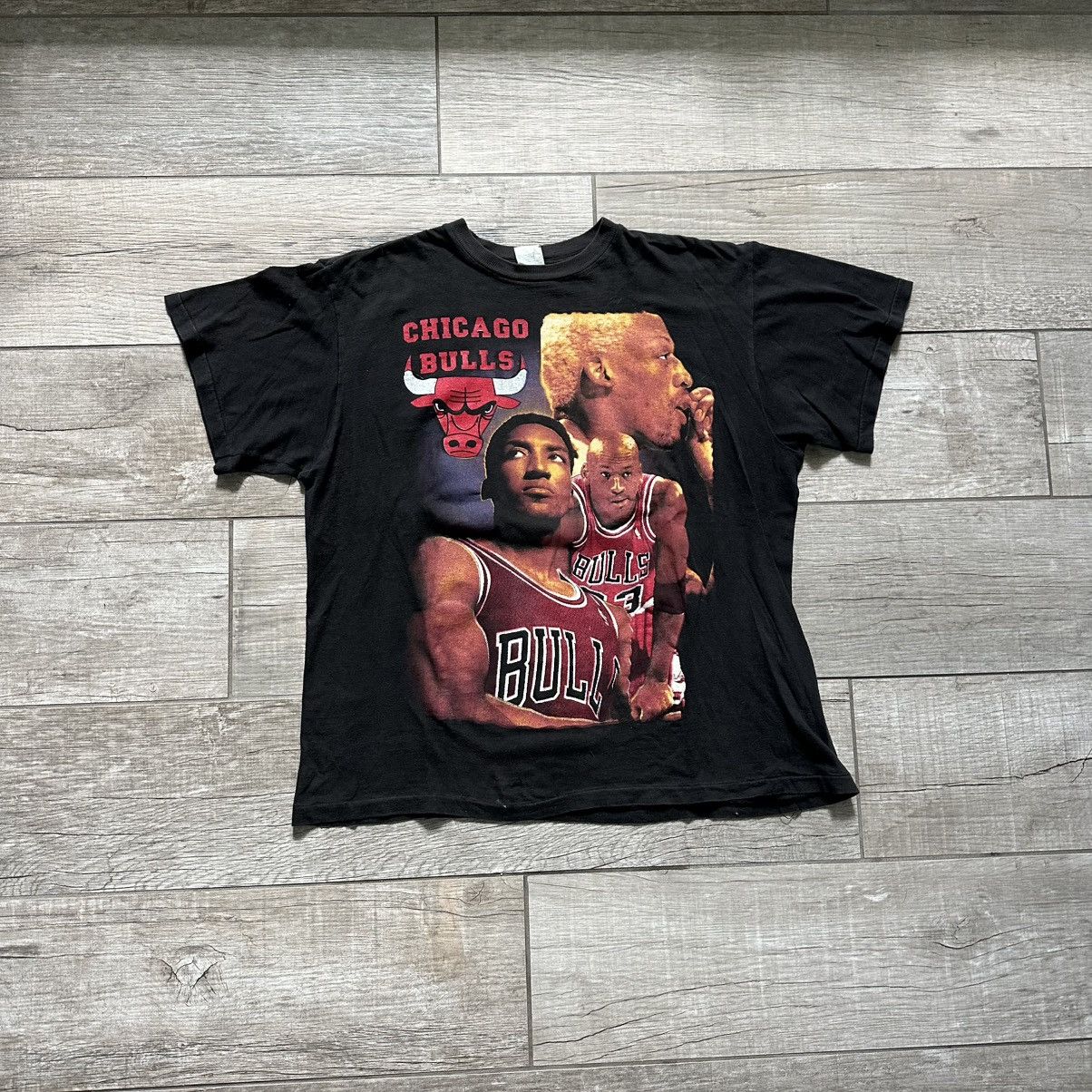 Vintage 90’S Chicago bulls rap tee Size US L / EU 52-54 / 3 - 1 Thumbnail