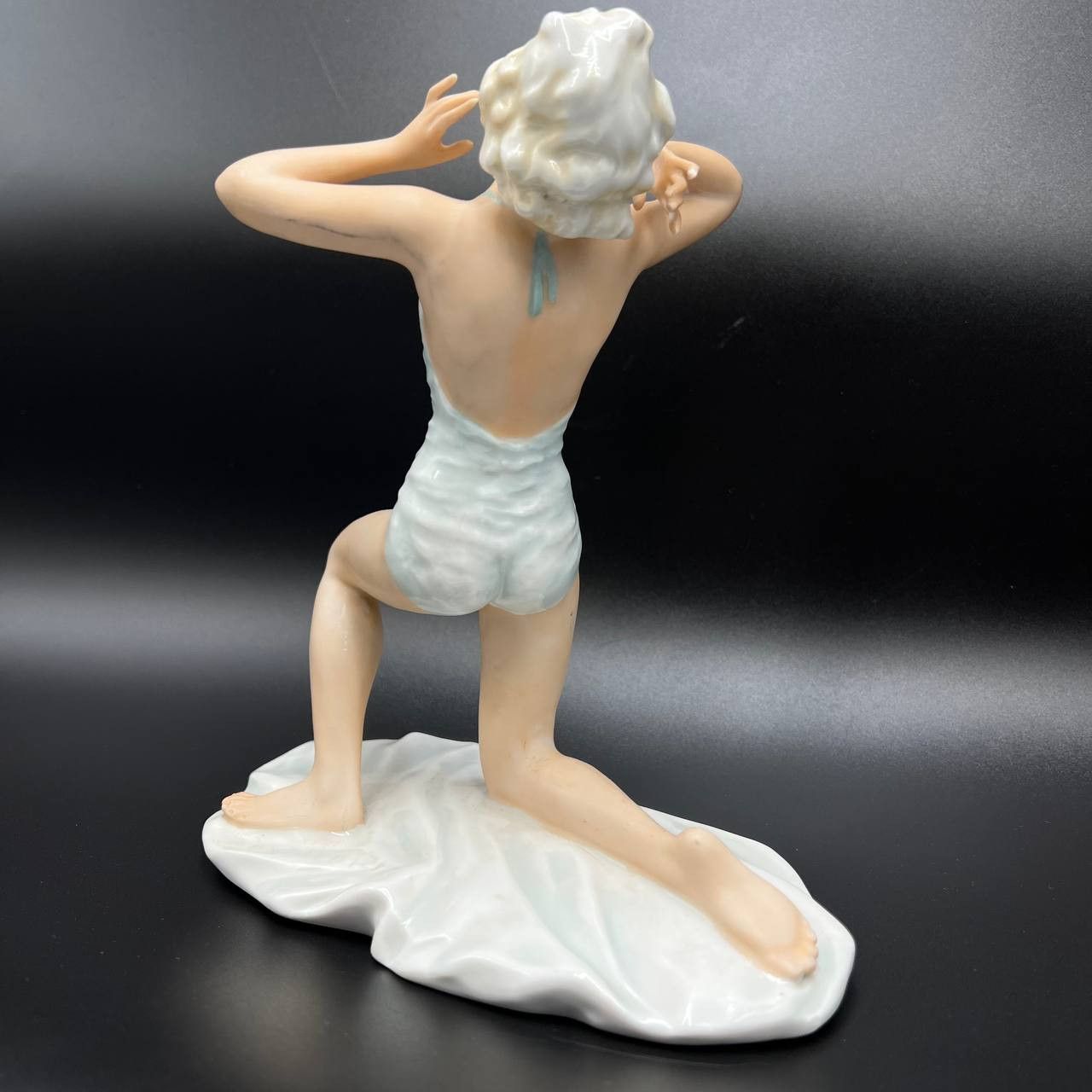 Vintage 1950 Art Vintage Porcelain Figure Bikini Girl Germany Size ONE SIZE - 3 Thumbnail