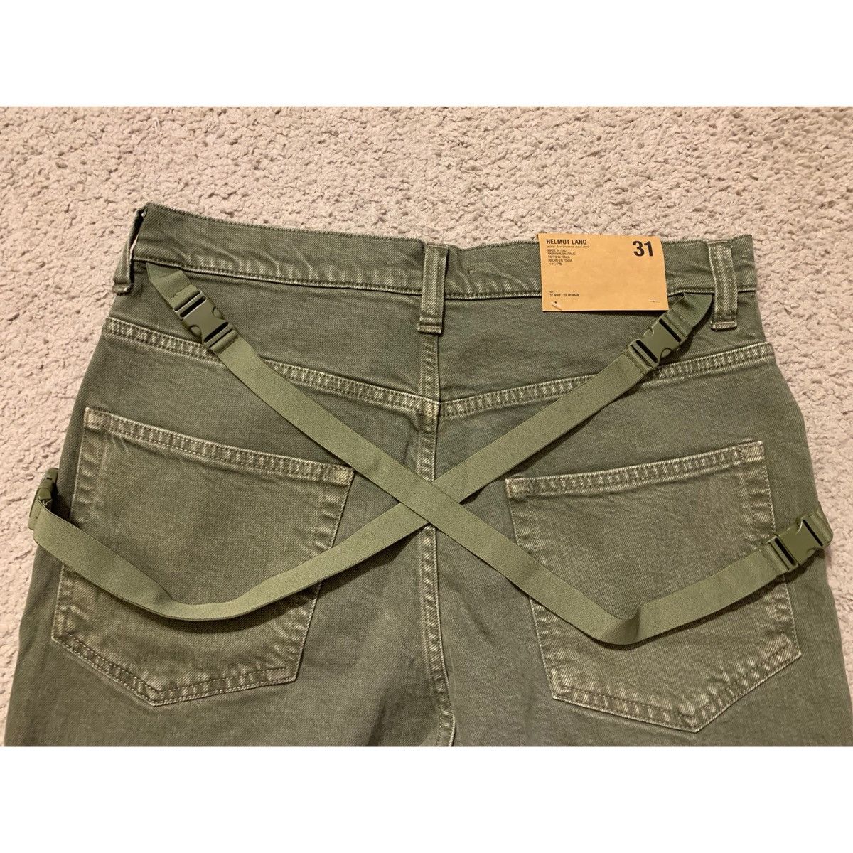 Helmut Lang HELMUT LANG STRAP JEANS Size US 31 - 3 Thumbnail