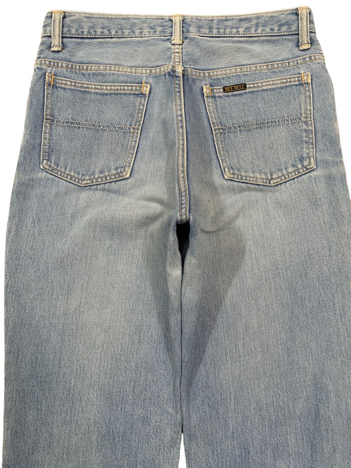 Japanese Brand × Tornado Mart Vintage Japanese Brand Baggy Flare Bootcut Frayed Leg Jeans Size US 30 / EU 46 - 11 Thumbnail