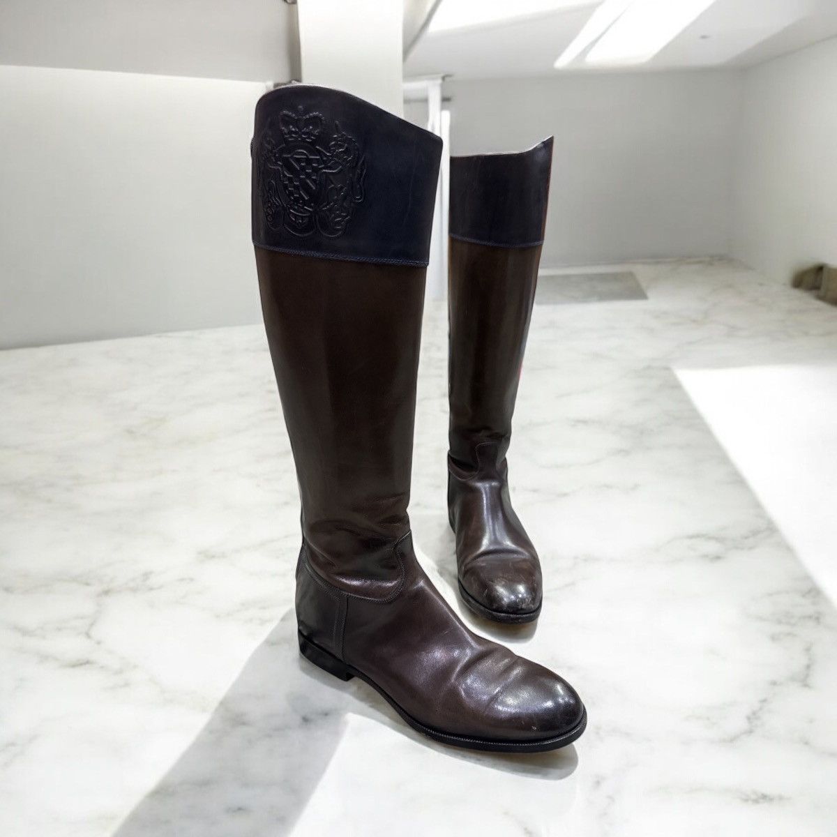 Alberto Fasciani ALBERTO FASCIANI LINING LEATHER HIGH BOOTS Size US 6 / EU 39 - 1 Thumbnail