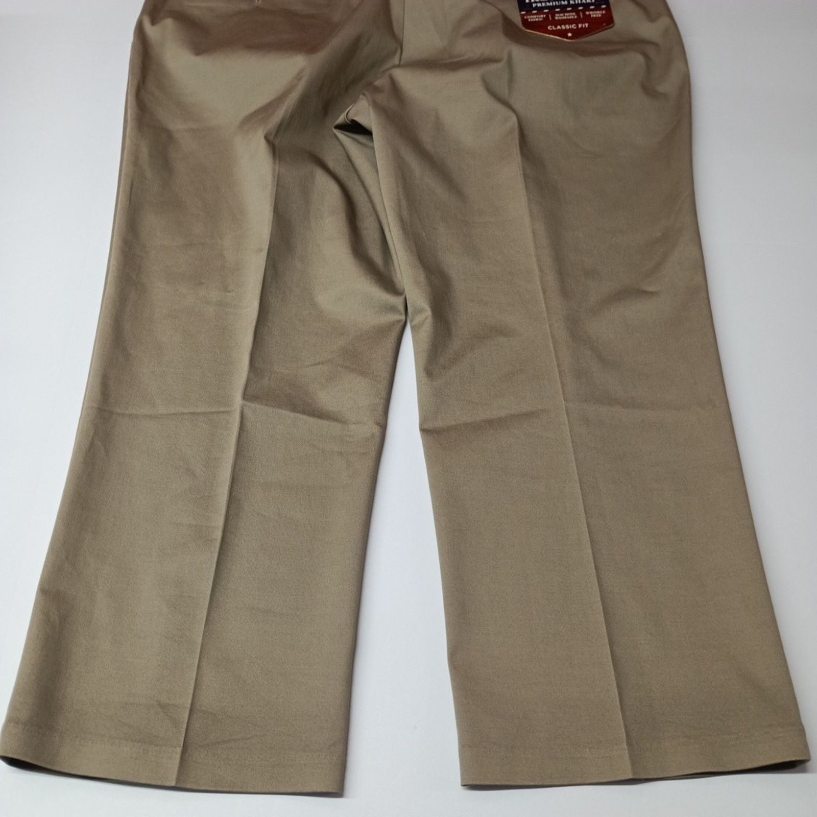 Haggar Haggar Premium Iron Free Khakis Mens 46x29 Beige Classic Fit Size US 44 / EU 60 - 5 Thumbnail