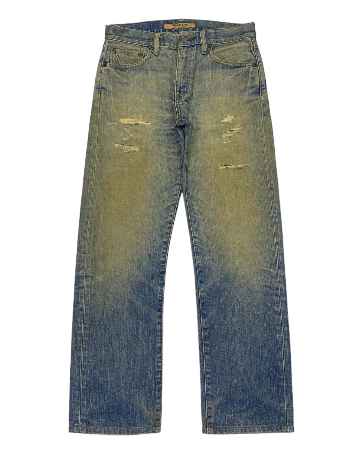 Undercover × Uniqlo VINTAGE UNIQLO JAPAN DISTRESSED DENIM UNDERCOVER STYLE Size US 31 - 1 Thumbnail