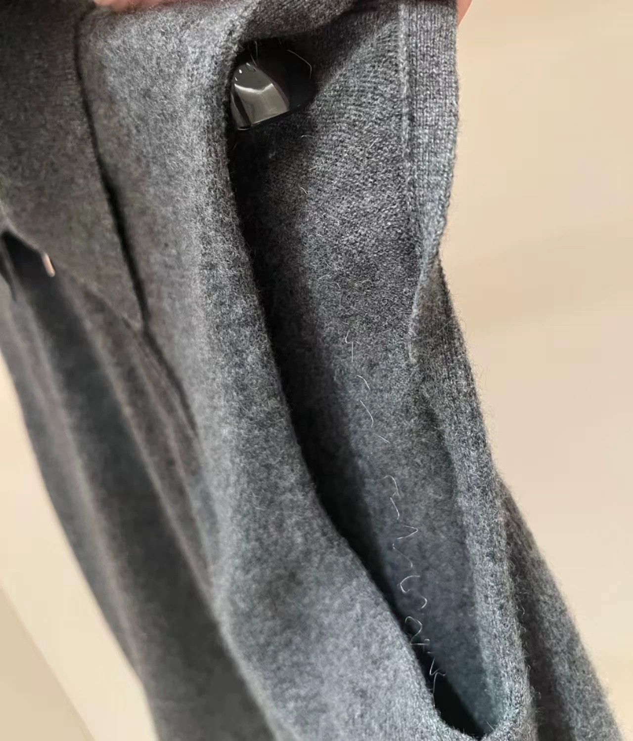 Miu Miu MIU MIU 99 New Gray Cashmere Vest 46 Left Shoulder Loose Size L / US 10 / IT 46 - 6 Thumbnail