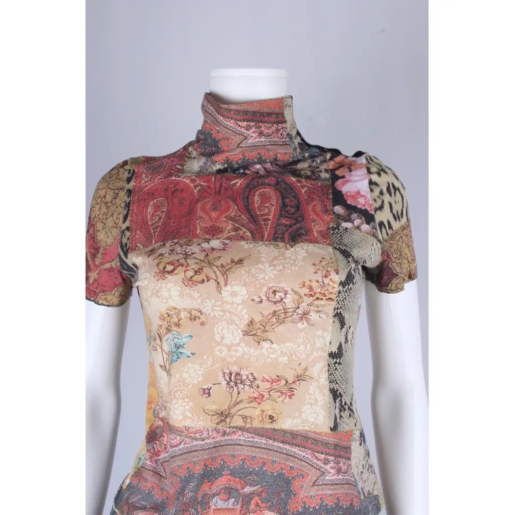 Roberto Cavalli Top Vintage Roberto Cavalli - Rare et Recherché Size M / US 6-8 / IT 42-44 - 3 Thumbnail