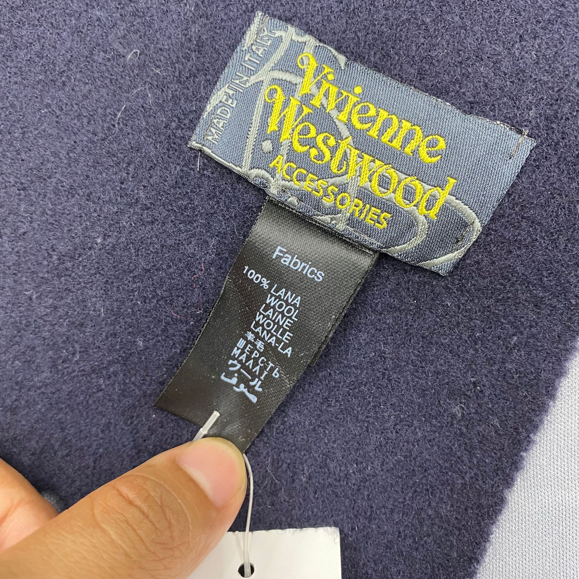 Vivienne Westwood Vintage Vivienne Westwood Scarf Orbs Muffler Wool Scarves Size ONE SIZE - 5 Thumbnail