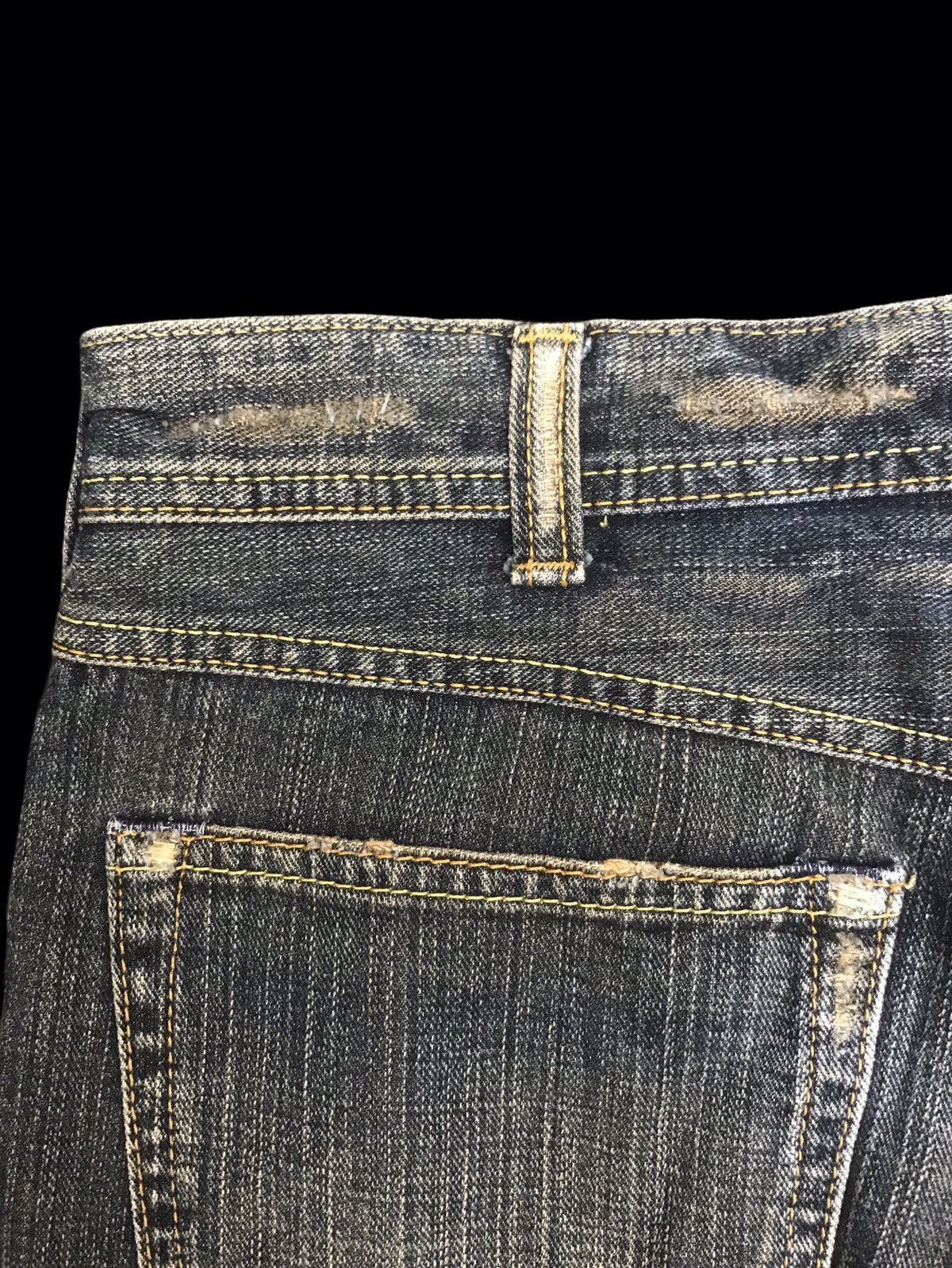 Japanese Brand 💥RELAXED💥VERY RARE DENIM CRAFT RUSTY FADES DENIM F433 Size US 31 - 18 Thumbnail