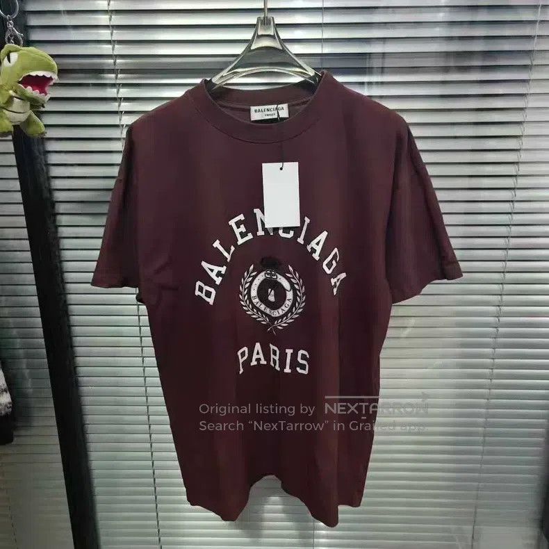 Other Balenciaga Distressed Wheat Design Short Sleeve Size US XS / EU 42 / 0 - 1 Thumbnail