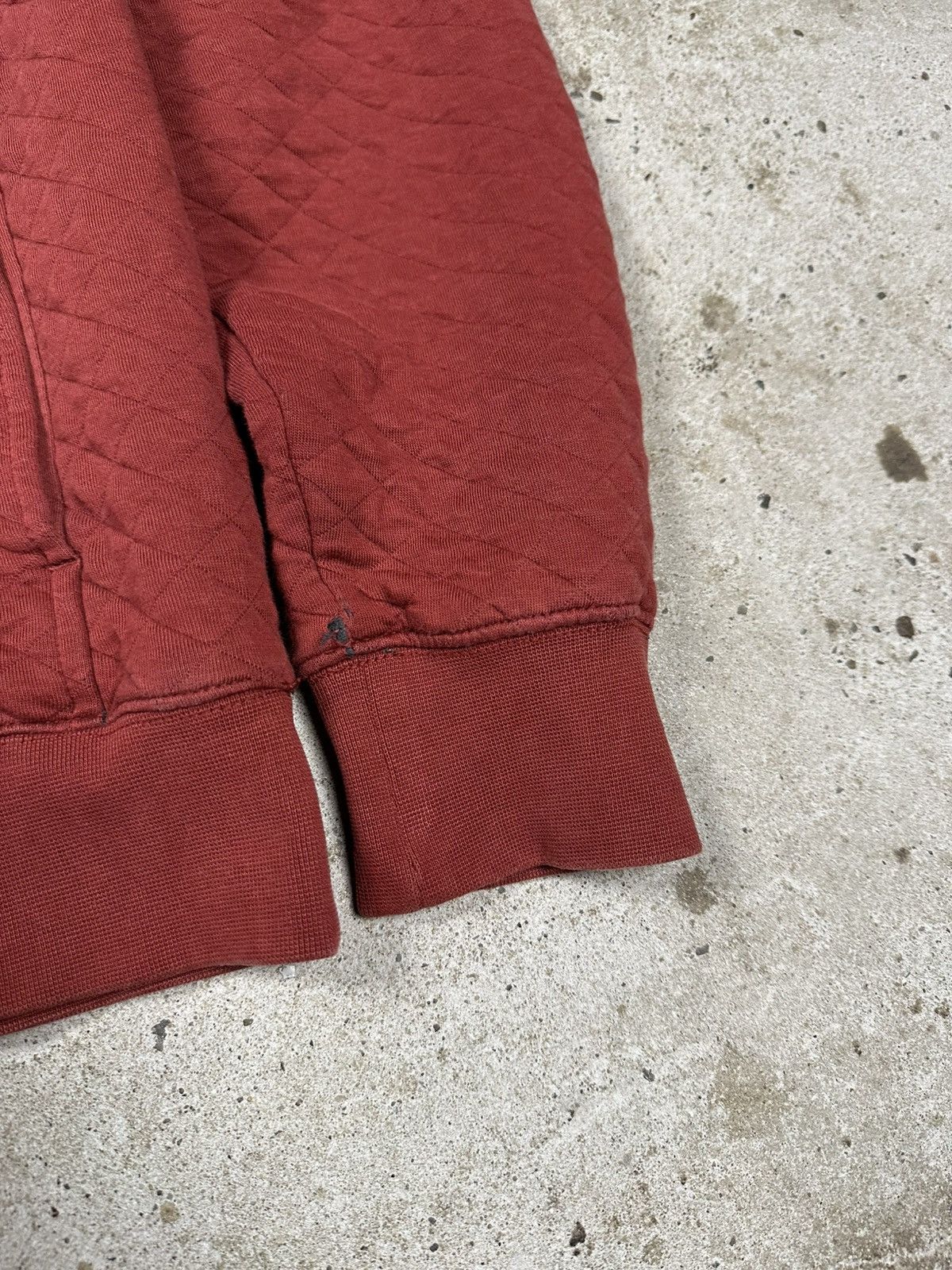 L.L. Bean × Vintage L.L. Bean Quilted Red Sweatshirt Half Button Outdoor Size US S / EU 44-46 / 1 - 3 Thumbnail