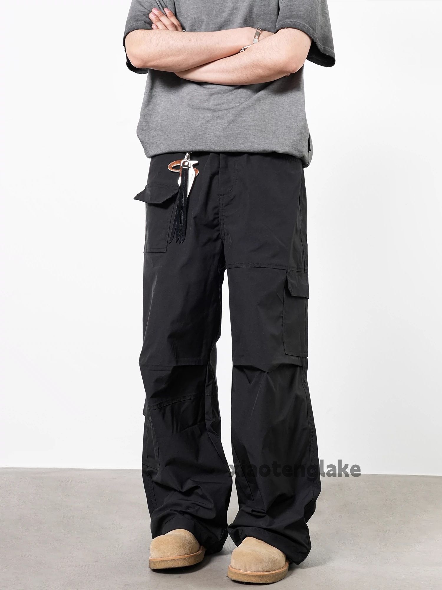 utility military outdoor sports loose baggy cargo pants