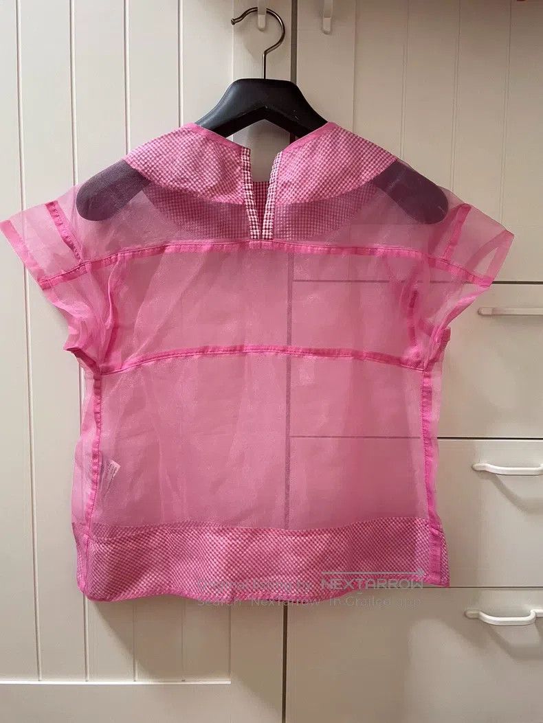 Comme des Garcons Comme Des Garcons Pink sheer top, size S Size S / US 4 / IT 40 - 2 Thumbnail