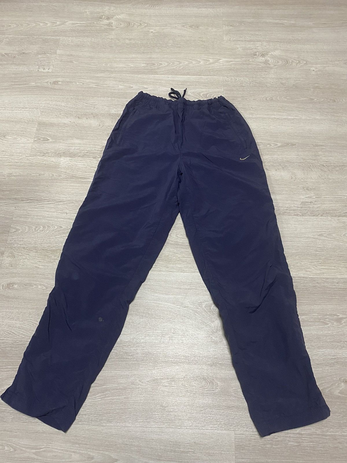 Nike Vintage Nike Track Pants nylon Small logo size M-L Size US 33 - 1 Thumbnail
