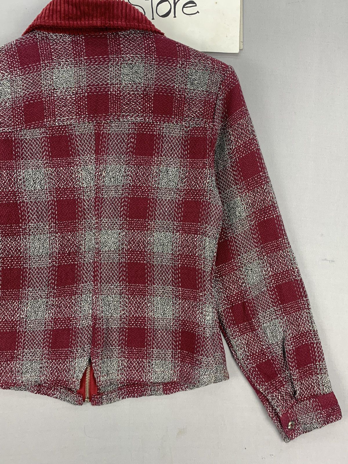 Aran Isles Knitwear Vintage Finch Australia Corduroy Collar Zipper Jacket Size XXS / US 00 / IT 34 - 16 Thumbnail