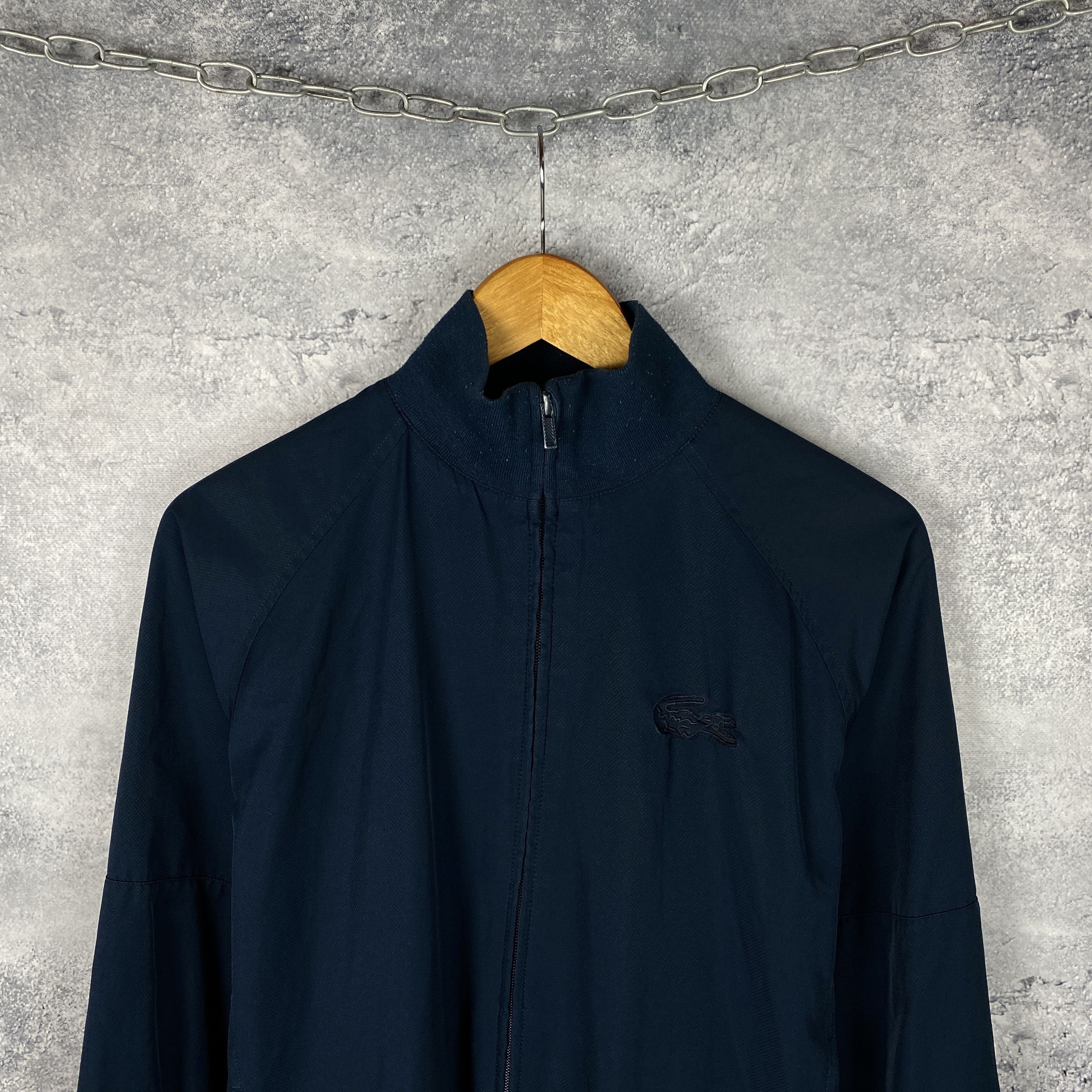 Lacoste Lacoste Sport Track Jacket Men's Size 5 Blue Polyester Size US L / EU 52-54 / 3 - 2 Thumbnail