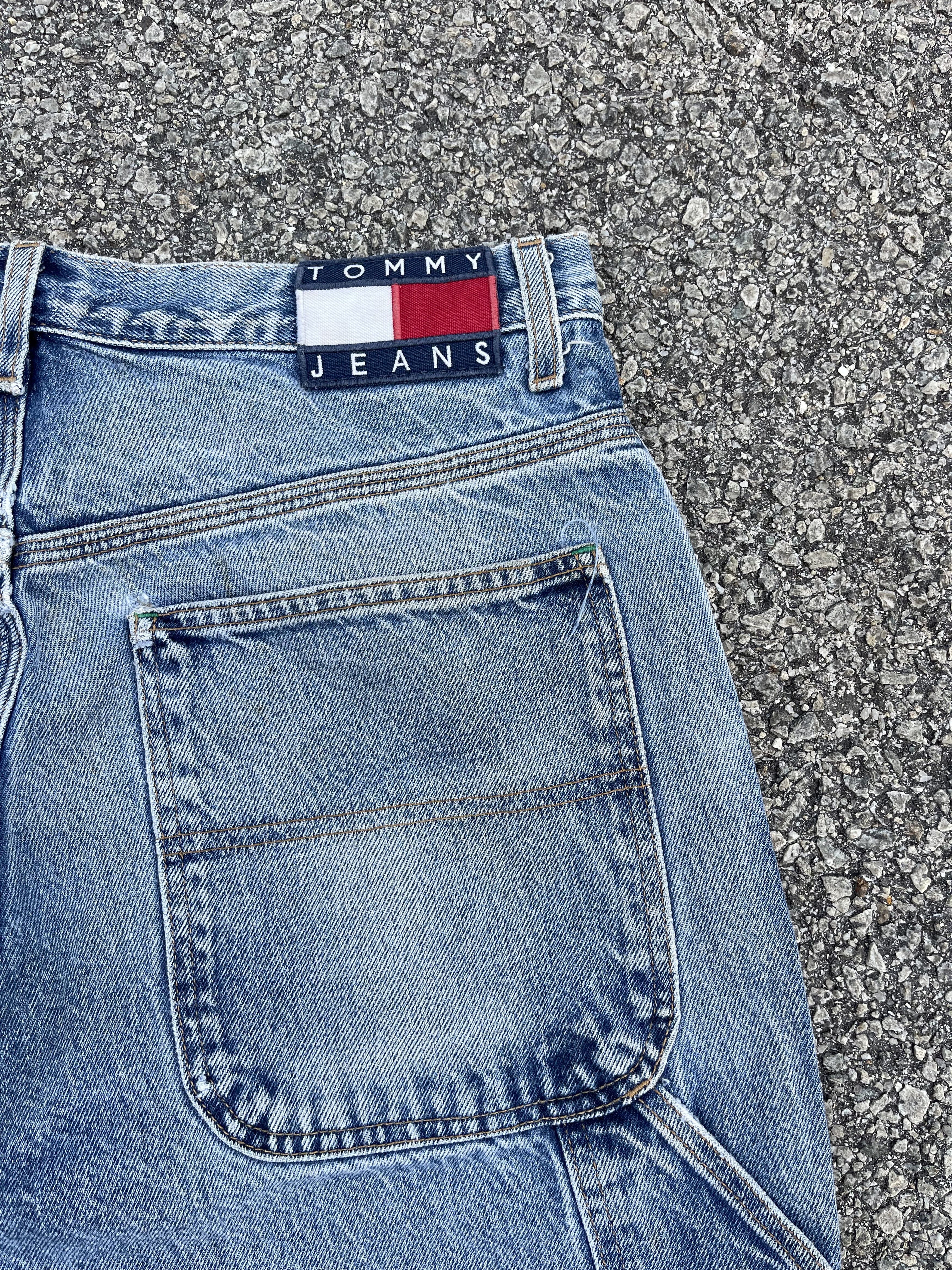 Tommy Hilfiger 90s Tommy Hilfiger Crazy Baggy Carpenter Wide Leg Travis Size US 32 / EU 48 - 8 Thumbnail
