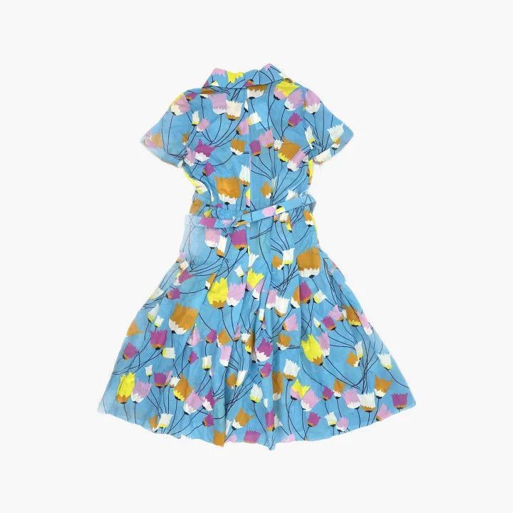 Gucci Gucci Floral Print Short Sleeve Dress-2507 Size M / US 6-8 / IT 42-44 - 1 Thumbnail
