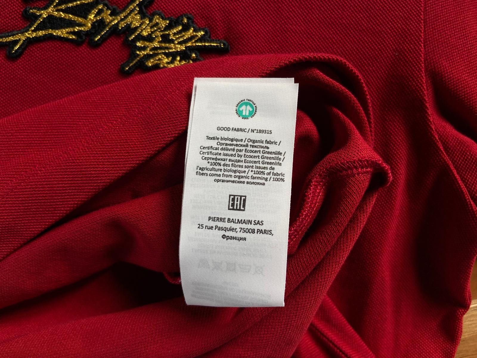 Balmain Balmain Red Wine Polo Size US M / EU 48-50 / 2 - 9 Thumbnail